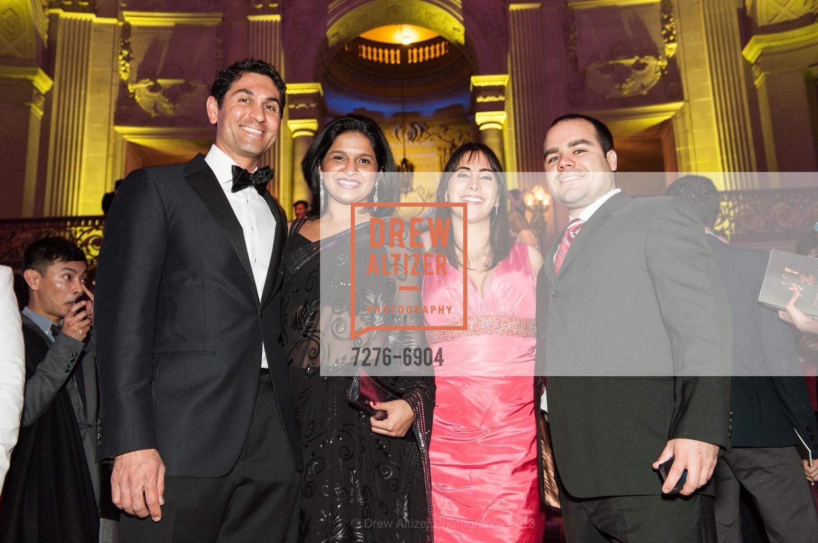Neetu Ahluwalia, Sheena Jain, Xina Fergli, Sam Lahidji, SF BALLET AUXILIARY Arrivals, Cocktails and Dinner, and Intermission, US, January 24th, 2013, Photo #7276-6904 Neetu Ahluwalia, Sheena Jain, Xina Fergli, Sam Lahidji, Photo #7276-6904