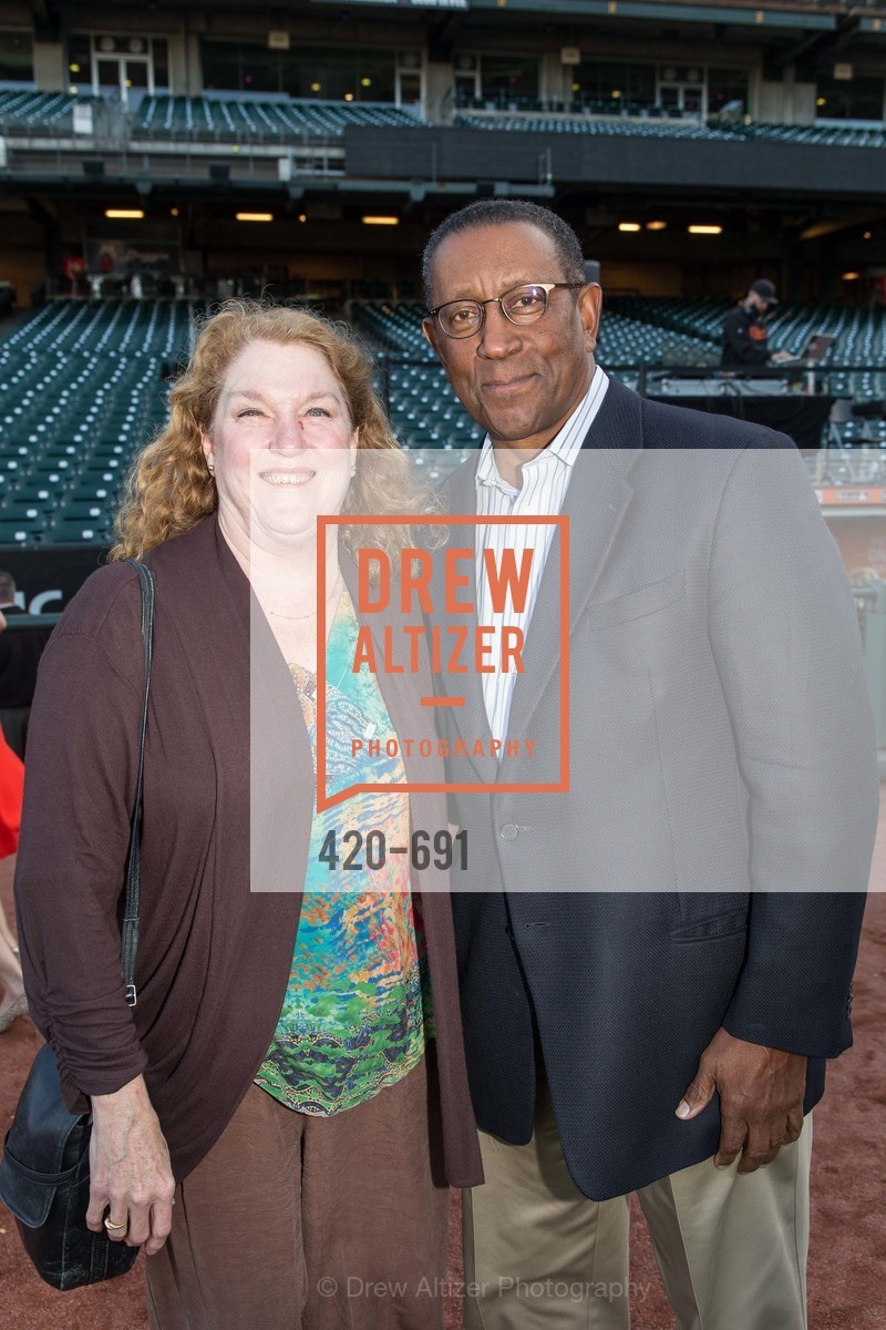 Michaela Cassidy, Bill Harris, ST. FRANCIS FOUNDATION'S Knock It Out of the Park, US. AT&T Park, June 4th, 2015,Drew Altizer, Drew Altizer Photography, full-service agency, private events, San Francisco photographer, photographer california