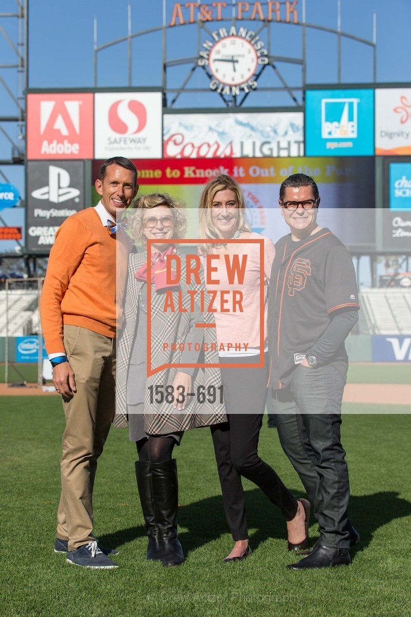 Markham Miller, Jennifer Kiss, Colleen McGuinn, Christopher Meza, ST. FRANCIS FOUNDATION'S Knock It Out of the Park, US. AT&T Park, June 4th, 2015,Drew Altizer, Drew Altizer Photography, full-service agency, private events, San Francisco photographer, photographer california