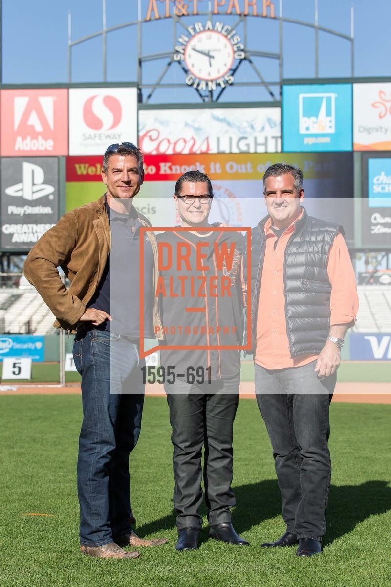 David Kensington, Christopher Meza, Tim Graffigna, ST. FRANCIS FOUNDATION'S Knock It Out of the Park, US. AT&T Park, June 4th, 2015,Drew Altizer, Drew Altizer Photography, full-service agency, private events, San Francisco photographer, photographer california