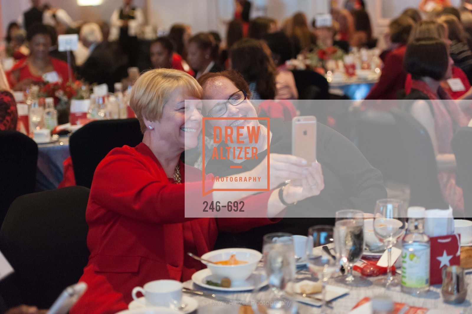 Janet Egler, Jan Woolsey, 2015 GoRed for Women Luncheon, US, May 2nd, 2015,Drew Altizer, Drew Altizer Photography, full-service event agency, private events, San Francisco photographer, photographer California