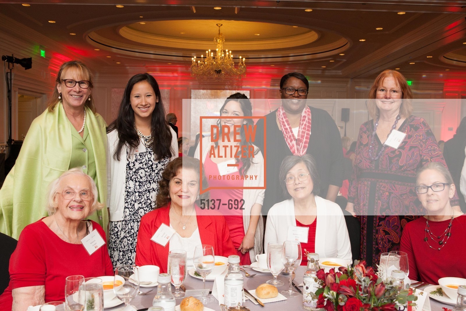 Rebecca Cooper, Georgia Berry, Lindsey Perrelli, Barbara Wong, Debbie Vega, 2015 GoRed for Women Luncheon, US, May 2nd, 2015,Drew Altizer, Drew Altizer Photography, full-service agency, private events, San Francisco photographer, photographer california