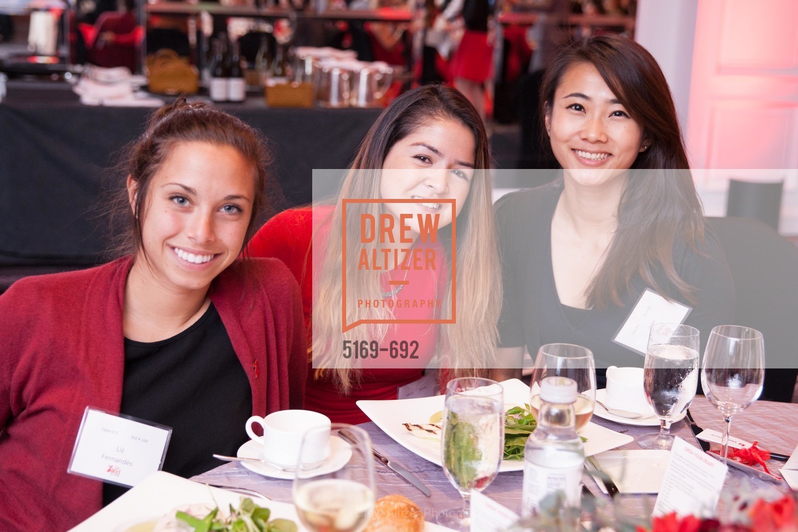 Liz Fernandes, Katie Matthews, Joan Wing, 2015 GoRed for Women Luncheon, US, May 2nd, 2015,Drew Altizer, Drew Altizer Photography, full-service agency, private events, San Francisco photographer, photographer california