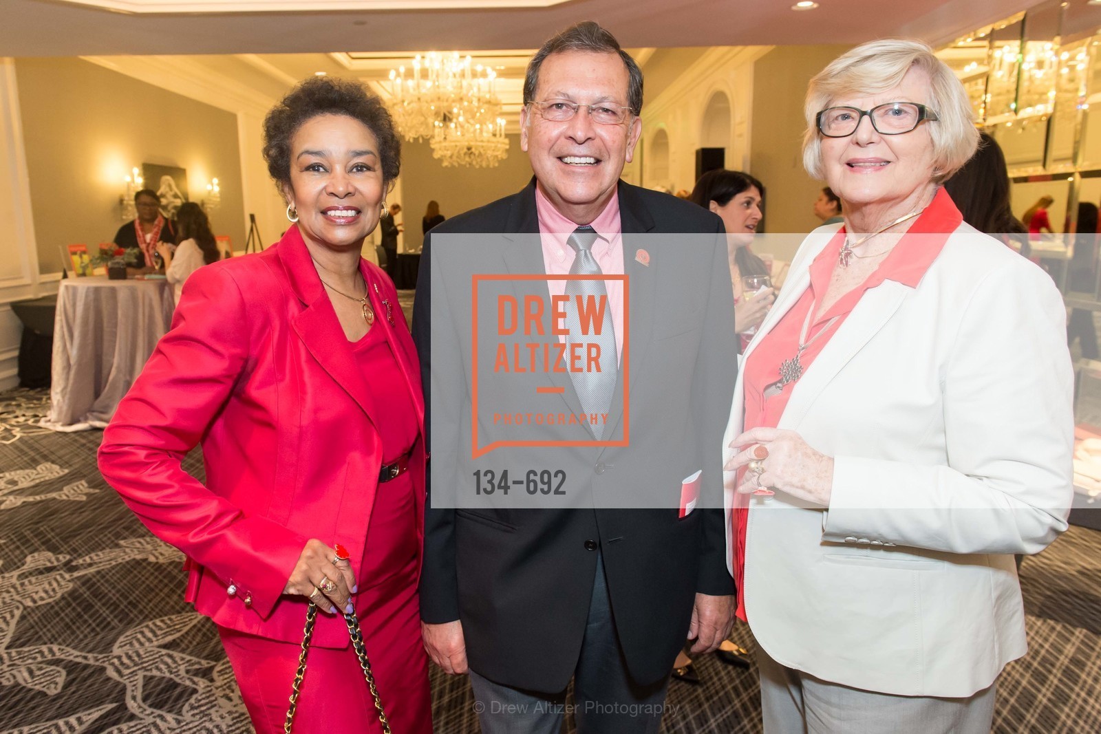 Anette Harris, Marcelo Rivera, Zdenka Pisared, 2015 GoRed for Women Luncheon, US, May 2nd, 2015,Drew Altizer, Drew Altizer Photography, full-service agency, private events, San Francisco photographer, photographer california