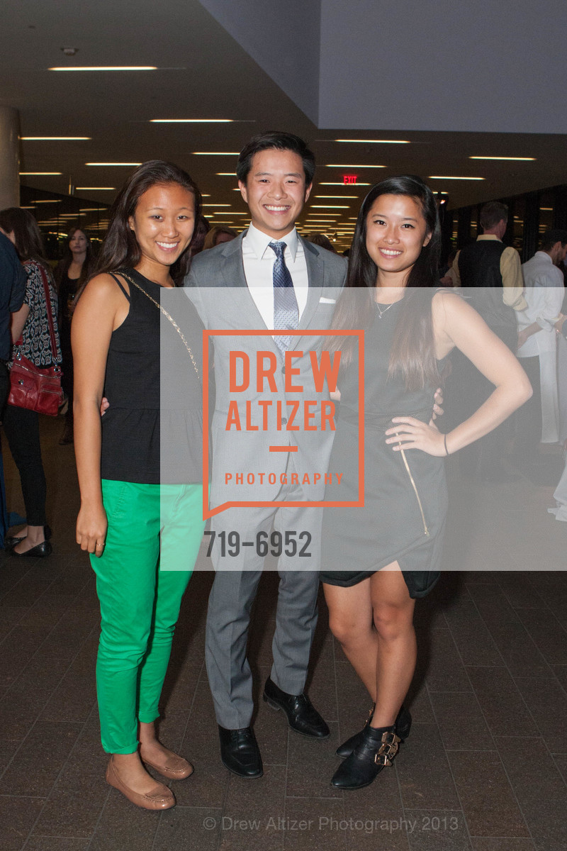 Katie Hsia, Michael Qhu, Pam Chen, 7x7 Celebrates BULGARI at the DeYoung Museum, US, October 3rd, 2013, Photo #719-6952 Katie Hsia, Michael Qhu, Pam Chen, Photo #719-6952