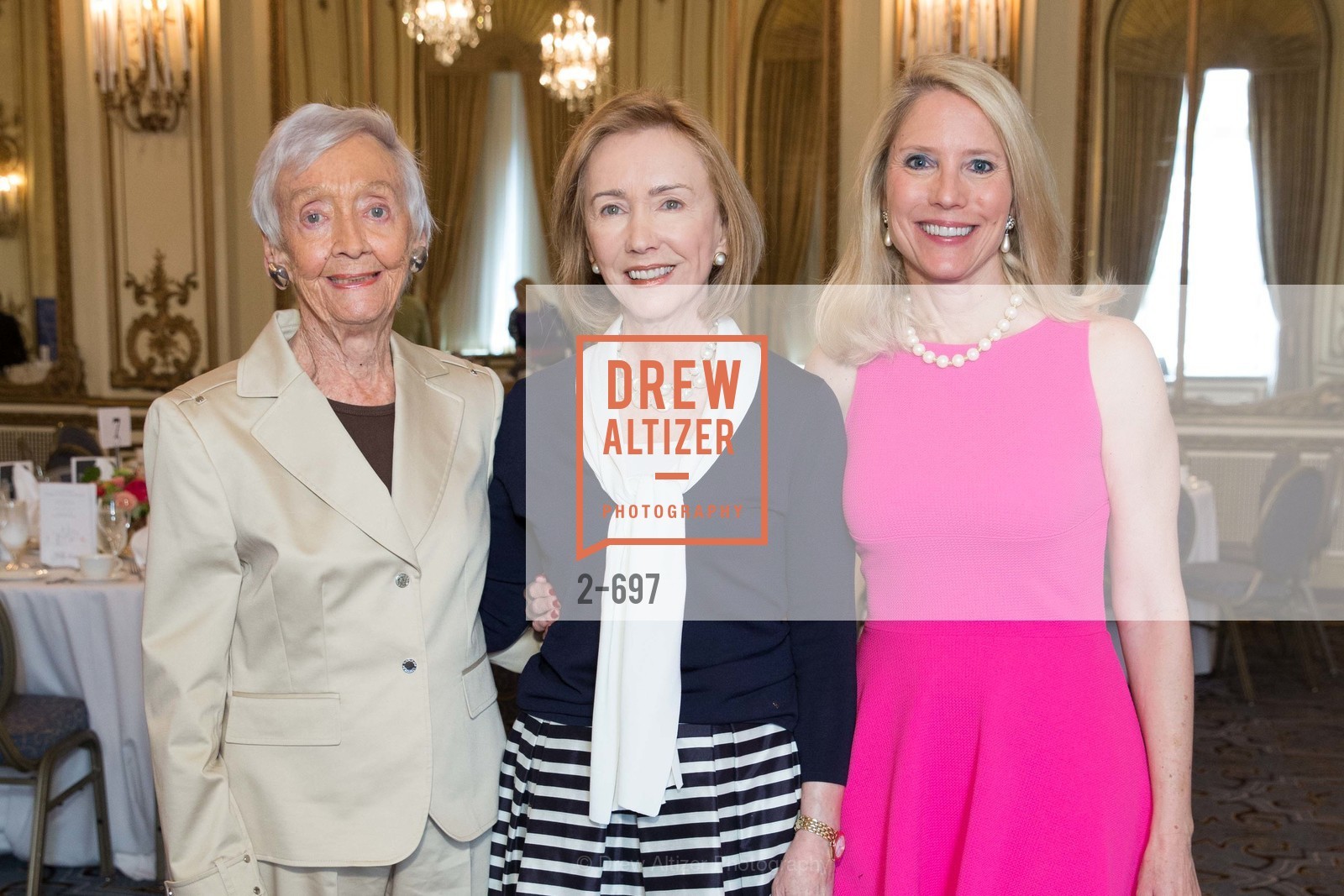 Peggy Montgomery, Trish Otstott, Laura Fawcett Schafer, JUNIOR LEAGUE OF SAN FRANCISCO's WATCH Luncheon, US, May 5th, 2015, Photo #2-697 Peggy Montgomery, Trish Otstott, Laura Fawcett Schafer, Photo #2-697