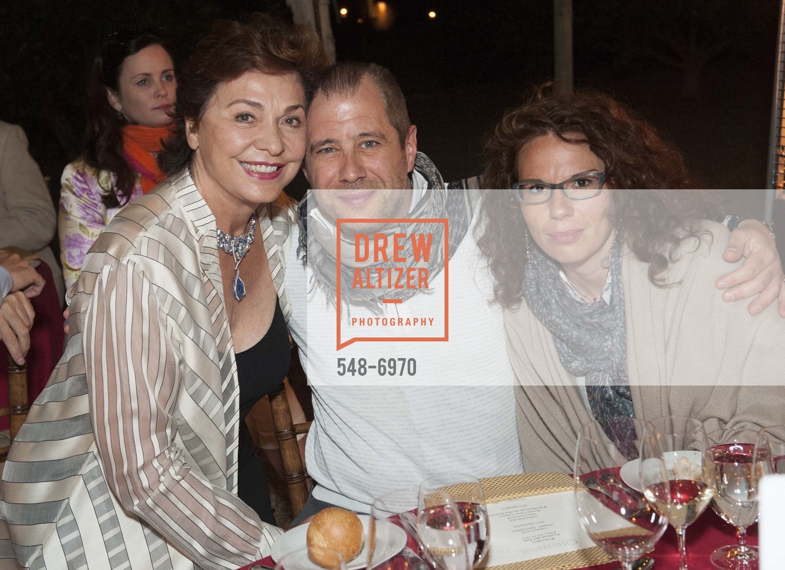 Maria Manetti Shrem, Carlo Montanaro, Mara Sistino, FESTIVAL DEL SOLE's Dinner at QUINTESSA, US, July 19th, 2013, Photo #548-6970 Maria Manetti Shrem, Carlo Montanaro, Mara Sistino, Photo #548-6970