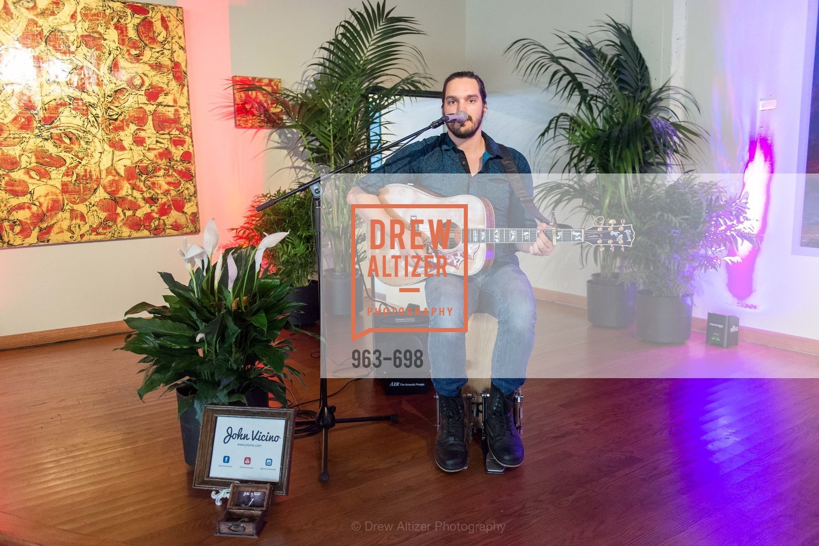 Performance By John Vicino, EWG's 6th Annual Earth Dinner, US, May 6th, 2015,Drew Altizer, Drew Altizer Photography, full-service agency, private events, San Francisco photographer, photographer california