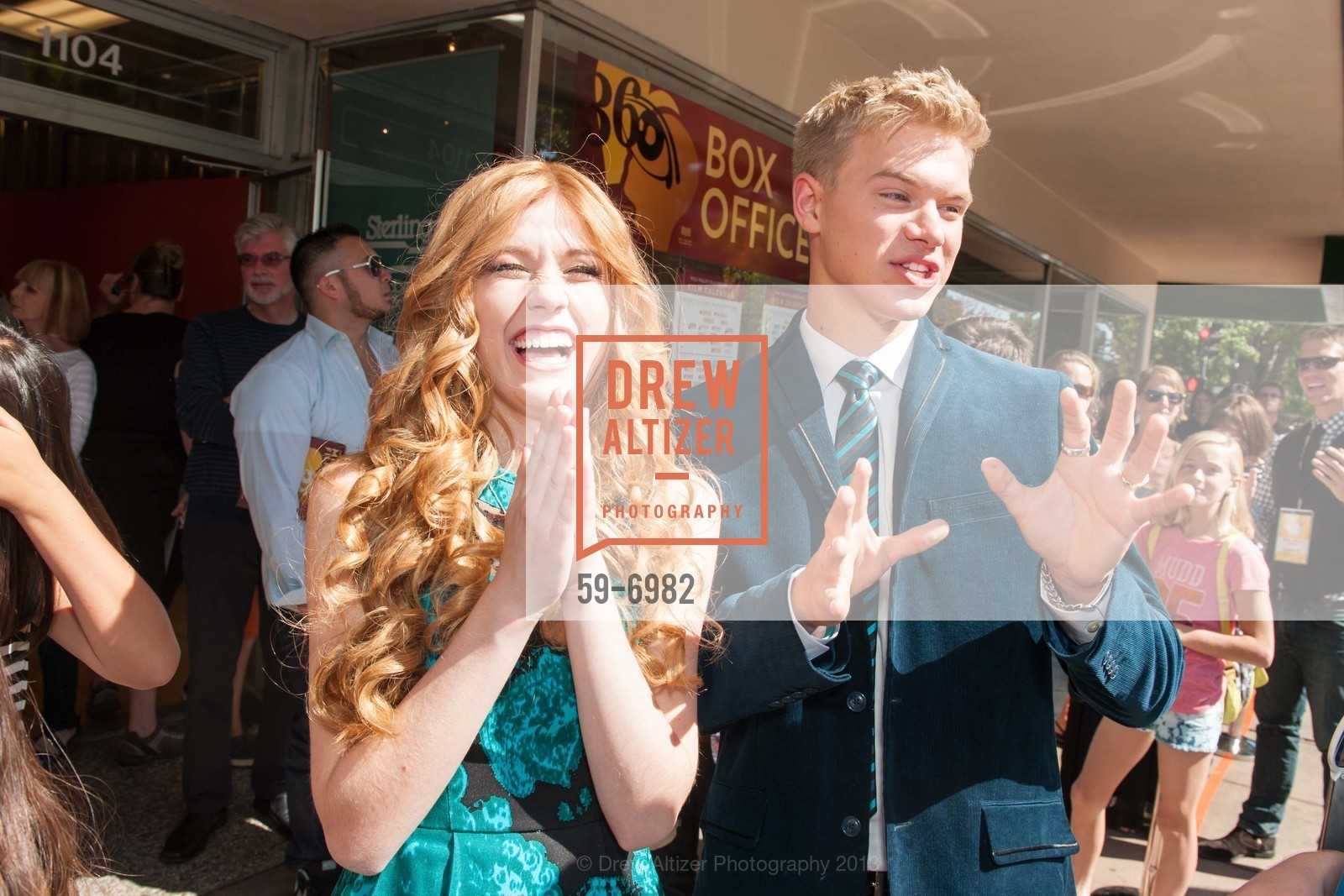 Katherine McNamara, Kenton Duty, MILL VALLEY FILM FESTIVAL 2013 Features Disney's Contest, Smith Rafael Film Center. 1118 4th Street, October 5th, 2013, Photo #59-6982 Katherine McNamara, Kenton Duty, Photo #59-6982