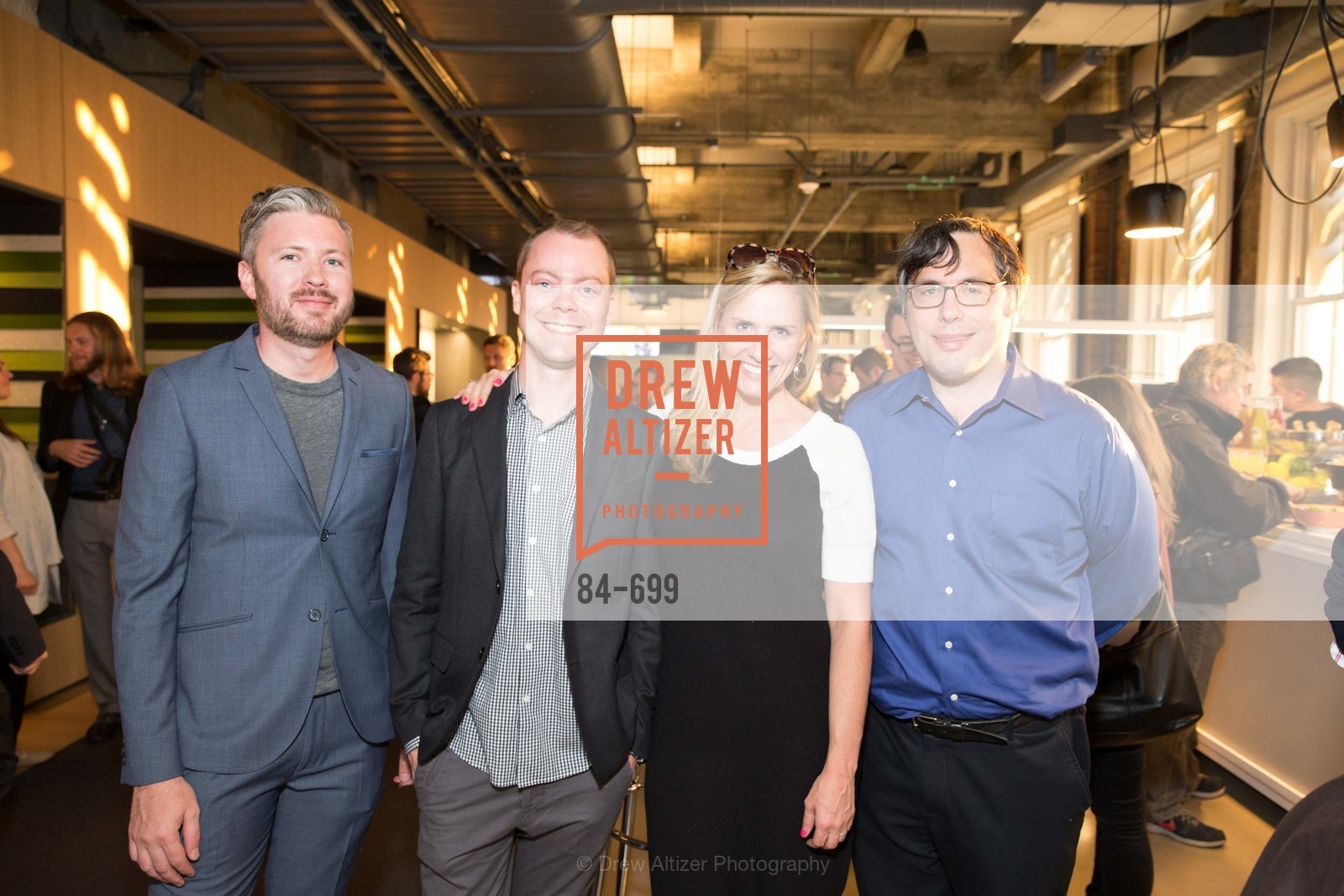 Mike Dunn, Zach Haehn, Terra Carmichael, Harry McCracken, BLOOMBERG Office Opening, US, May 7th, 2015, Photo #84-699 Mike Dunn, Zach Haehn, Terra Carmichael, Harry McCracken, Photo #84-699