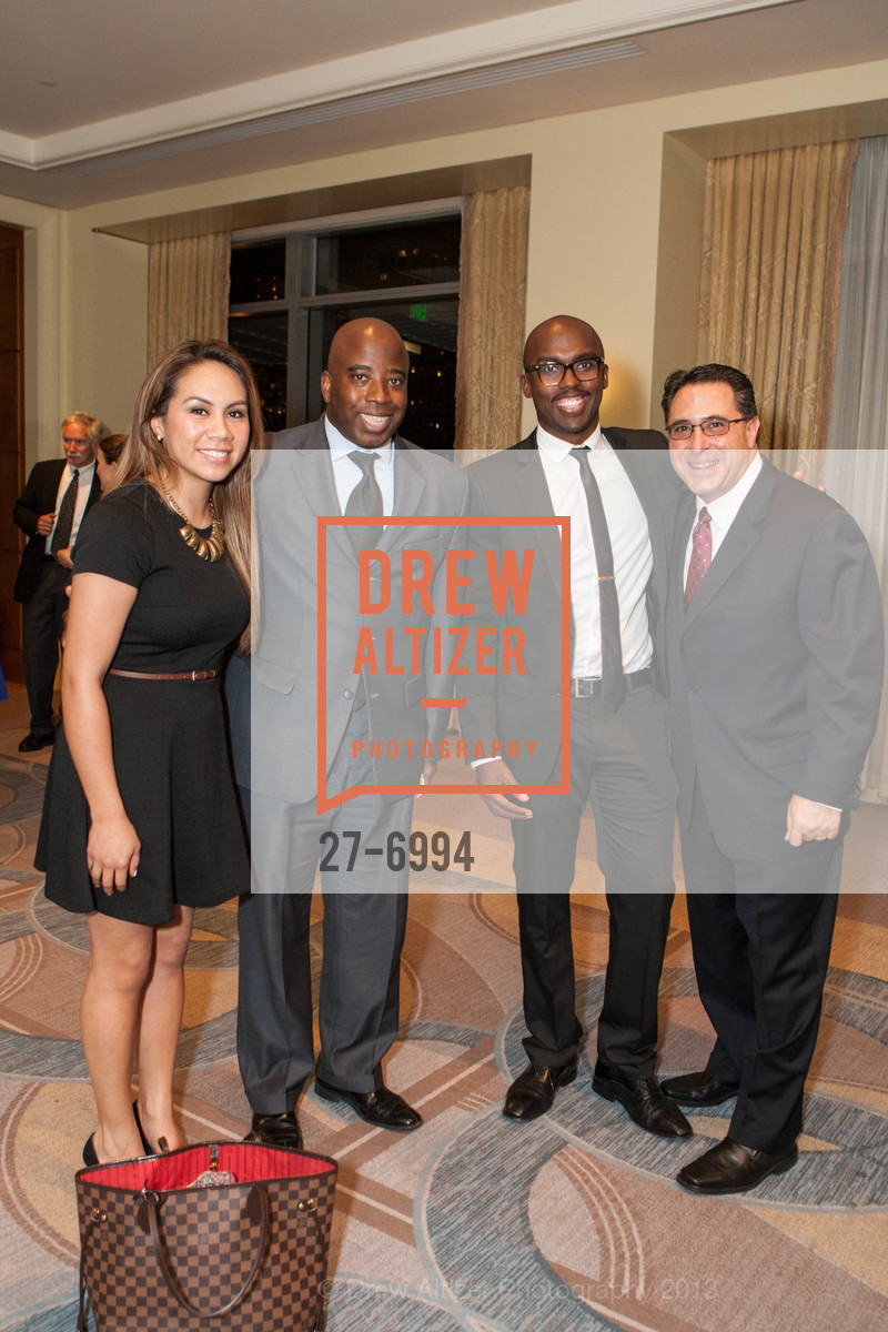 Deborah Estrada, Aben Hill, Stevon Cook, Glenn Romano, SF EDUCATION FUND'S Back to School Gala Celebrates Its 50th Anniversary, US, November 14th, 2013, Photo #27-6994 Deborah Estrada, Aben Hill, Stevon Cook, Glenn Romano, Photo #27-6994