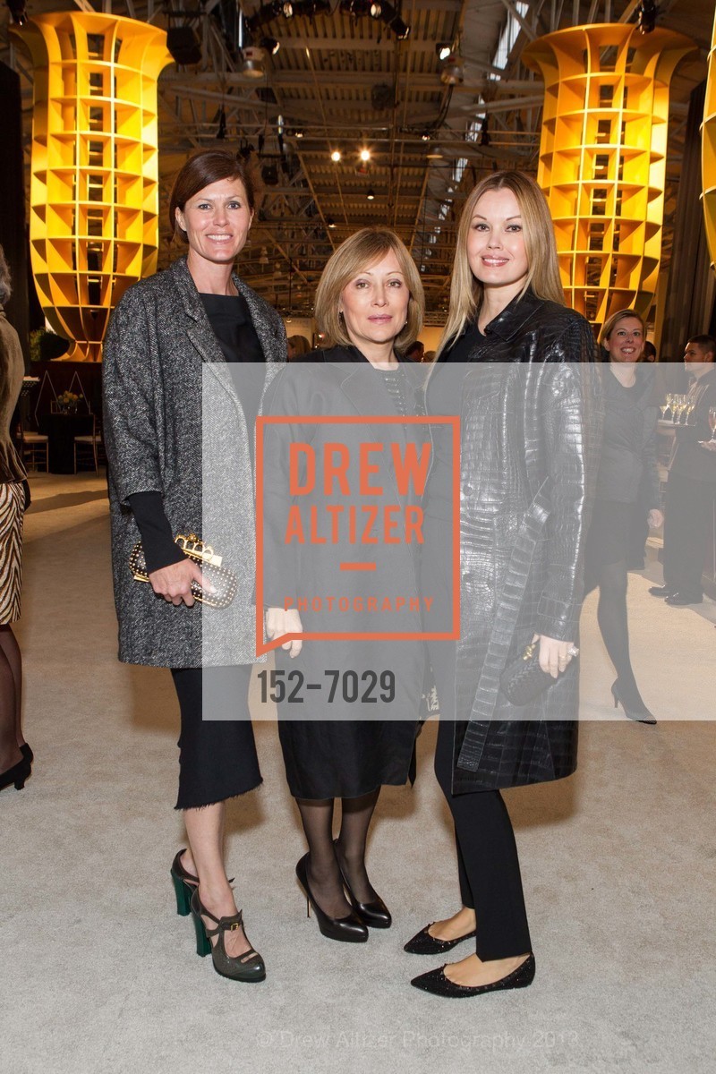Kristin Fiore, Luba Troyanovsky, Tatiana Sorokko, The San Francisco 2013 FALL ANTIQUES Show, US, October 23rd, 2013, Photo #152-7029 Kristin Fiore, Luba Troyanovsky, Tatiana Sorokko, Photo #152-7029