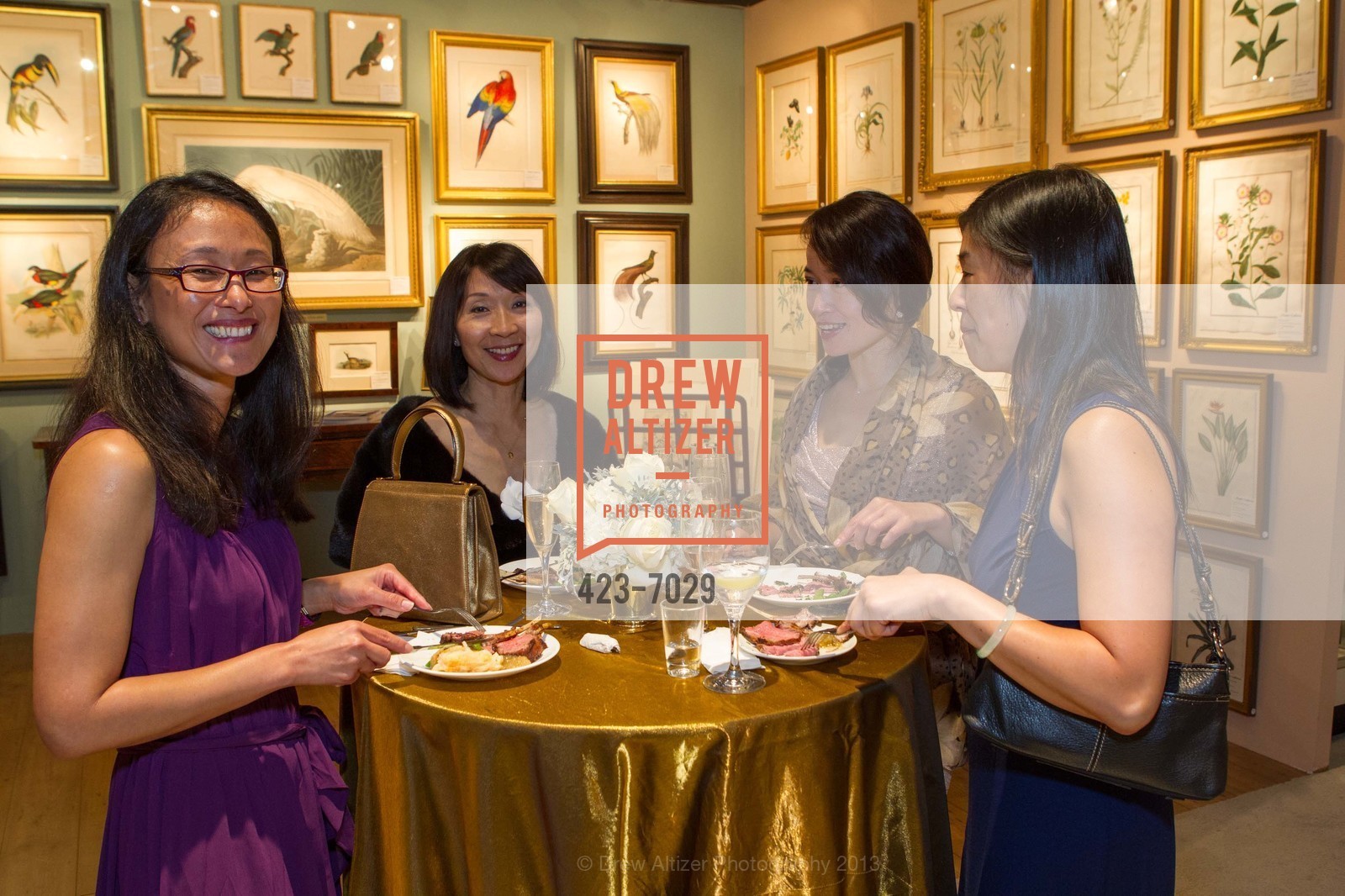 Grace Kim, Shirley Sun Forbes, Surina Ning, Emilly Huang, The San Francisco 2013 FALL ANTIQUES Show, US, October 23rd, 2013, Photo #423-7029 Grace Kim, Shirley Sun Forbes, Surina Ning, Emilly Huang, Photo #423-7029