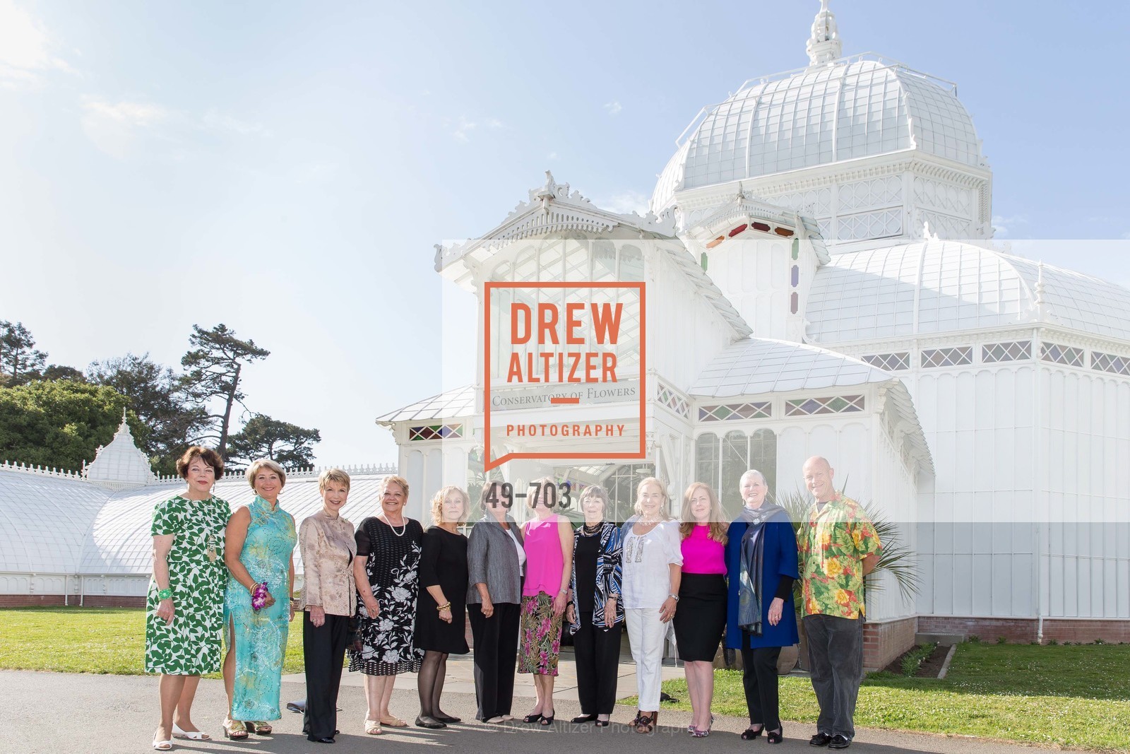 Ann Colvin, Terry Nevin, Martha Woollomes, Betty Packard, Sharon Collier, Terry Dolan, Jane Scurich, Donna Ellis, Natasha Hopkinson, Betsy Nichols, Pat Hanson-Thomson, Steven Brown, CONSERVATORY OF FLOWERS Presents