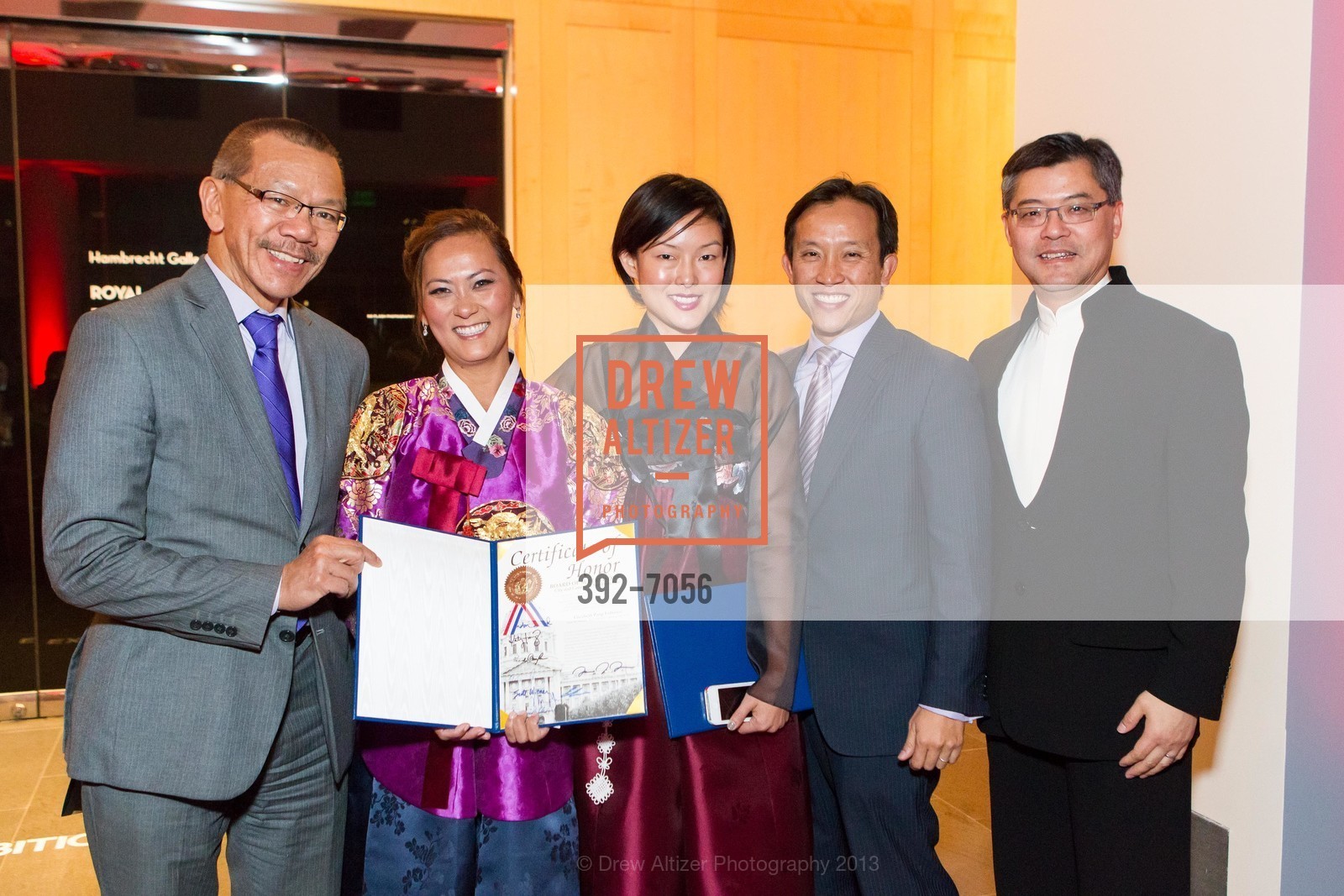 Norman Yee, Elizabeth Fullerton, Jane Kim, David Chiu, Jay Xu, Photo #392-7056