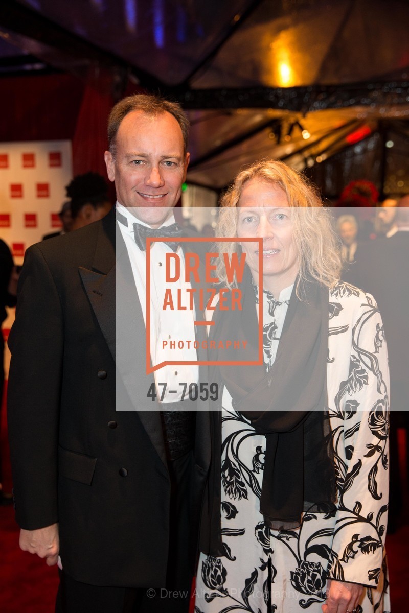 John Rohrer, Shona Brown, SF JAZZ Historic Opening Night - Red Carpet, US, January 23rd, 2013, Photo #47-7059 John Rohrer, Shona Brown, Photo #47-7059