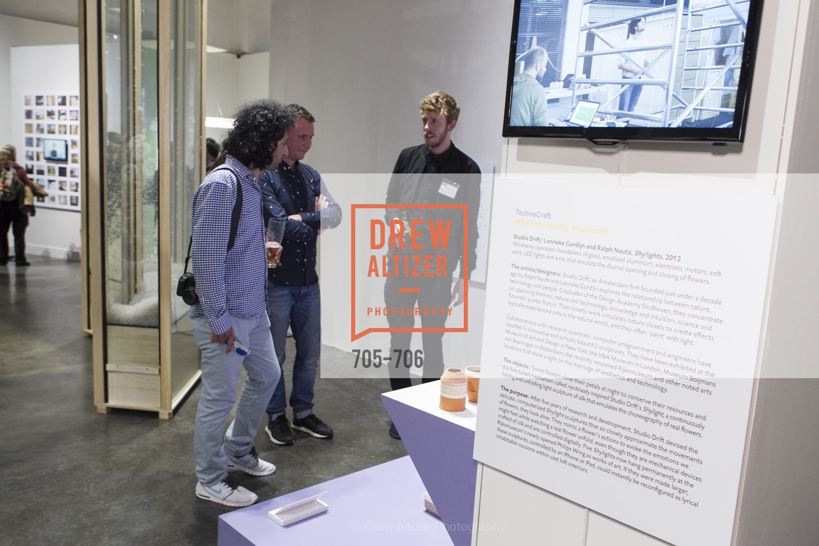 Atmosphere, Exhibit Opening at the MUSEUM OF CRAFT AND DESIGN - Hands Off: New Dutch Design at the Confluence of Technology & Craft, US, May 8th, 2015,Drew Altizer, Drew Altizer Photography, full-service agency, private events, San Francisco photographer, photographer california