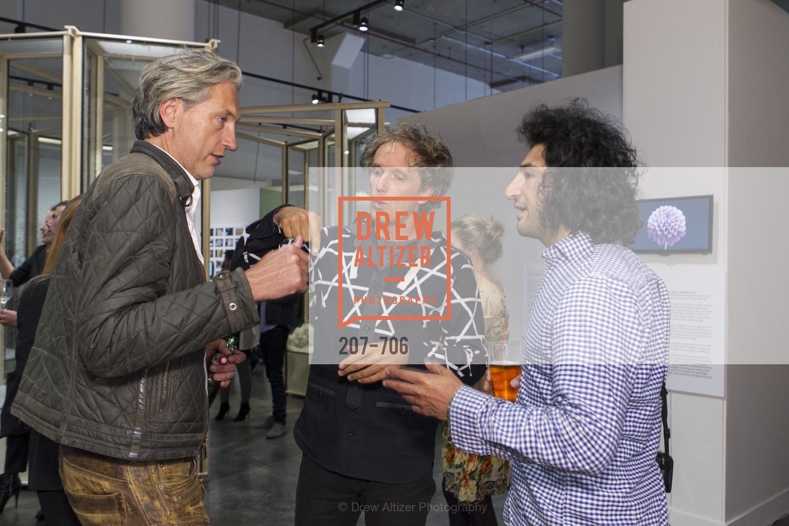 Marcel Wanders, Yves Behar, Massoud Hassani, Exhibit Opening at the MUSEUM OF CRAFT AND DESIGN - Hands Off: New Dutch Design at the Confluence of Technology & Craft, US, May 8th, 2015