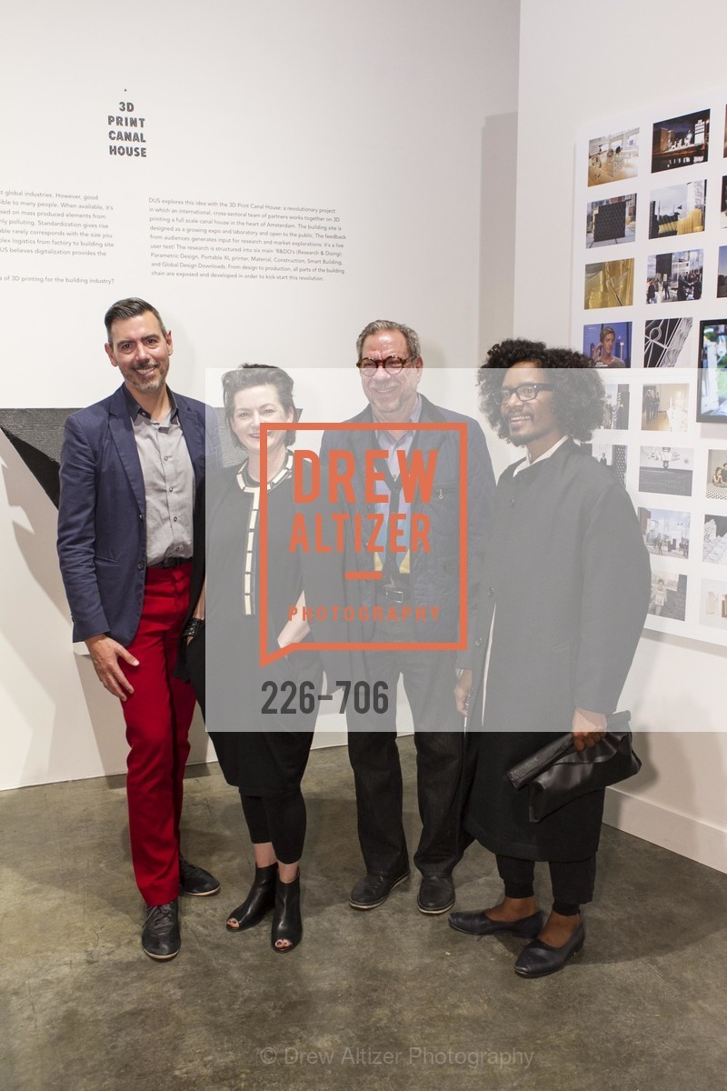 John Macy, Alisa Carroll, Gary Hutton, Yani Alexi Dominguez, Exhibit Opening at the MUSEUM OF CRAFT AND DESIGN - Hands Off: New Dutch Design at the Confluence of Technology & Craft, US, May 8th, 2015,Drew Altizer, Drew Altizer Photography, full-service agency, private events, San Francisco photographer, photographer california
