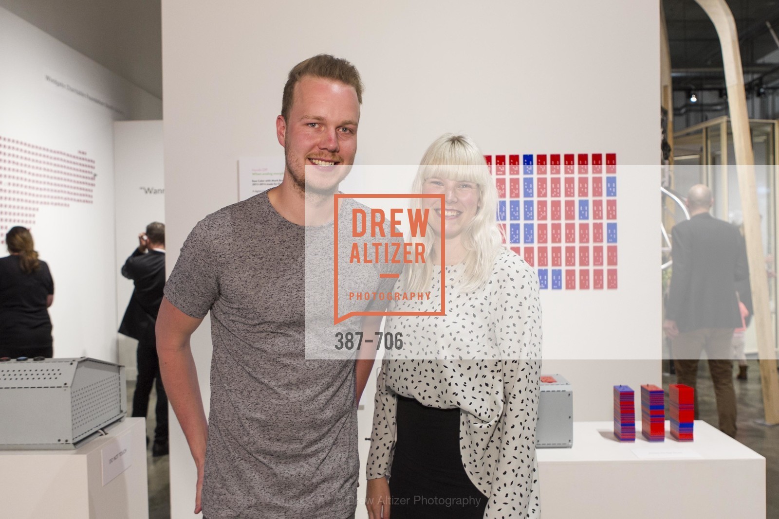Wouter Hillen, Anne Kolkman, Exhibit Opening at the MUSEUM OF CRAFT AND DESIGN - Hands Off: New Dutch Design at the Confluence of Technology & Craft, US, May 8th, 2015,Drew Altizer, Drew Altizer Photography, full-service agency, private events, San Francisco photographer, photographer california
