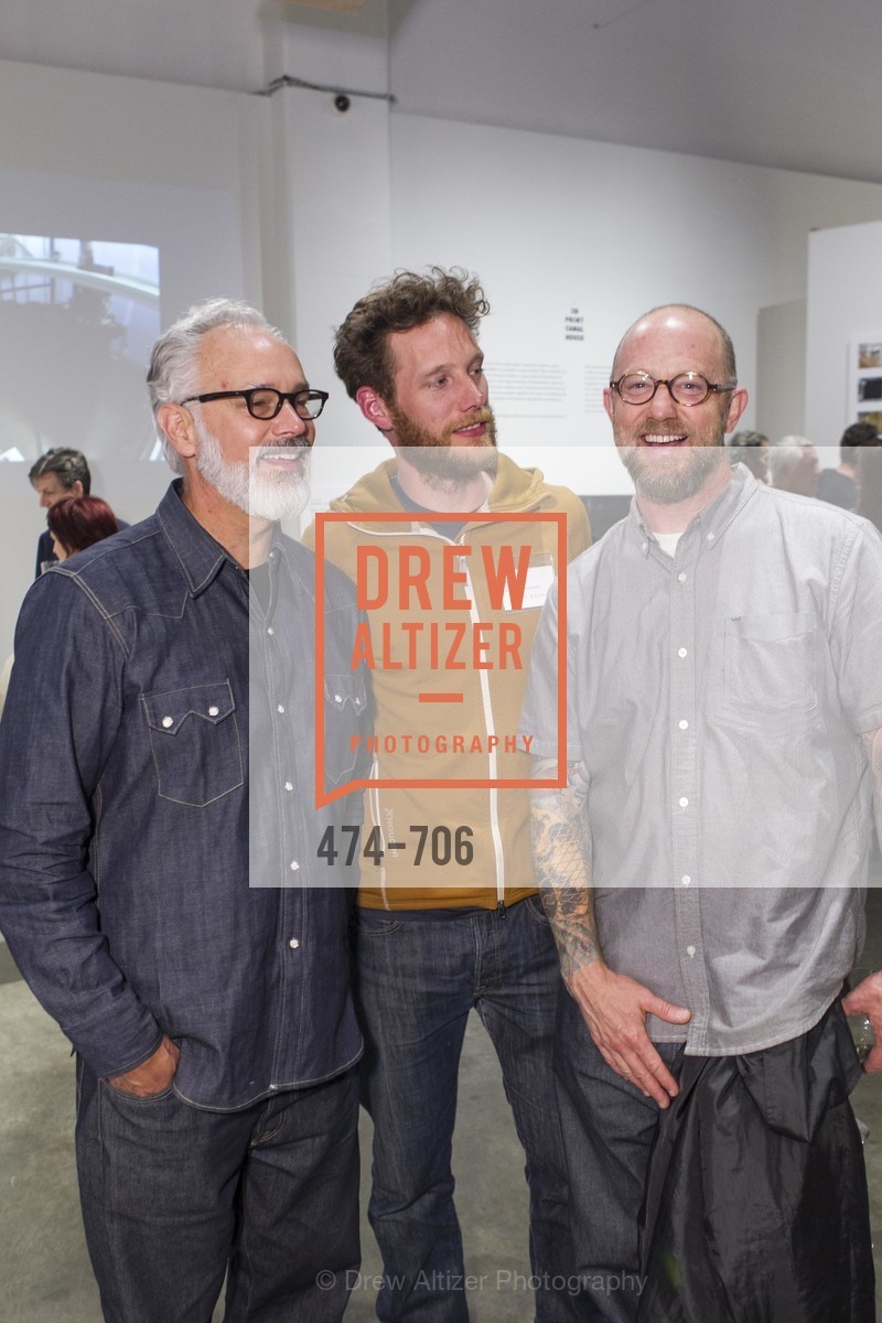 Chris Baisa, Tiddo Bakker, Tom Barnard, Exhibit Opening at the MUSEUM OF CRAFT AND DESIGN - Hands Off: New Dutch Design at the Confluence of Technology & Craft, US, May 8th, 2015, Photo #474-706 Chris Baisa, Tiddo Bakker, Tom Barnard, Photo #474-706