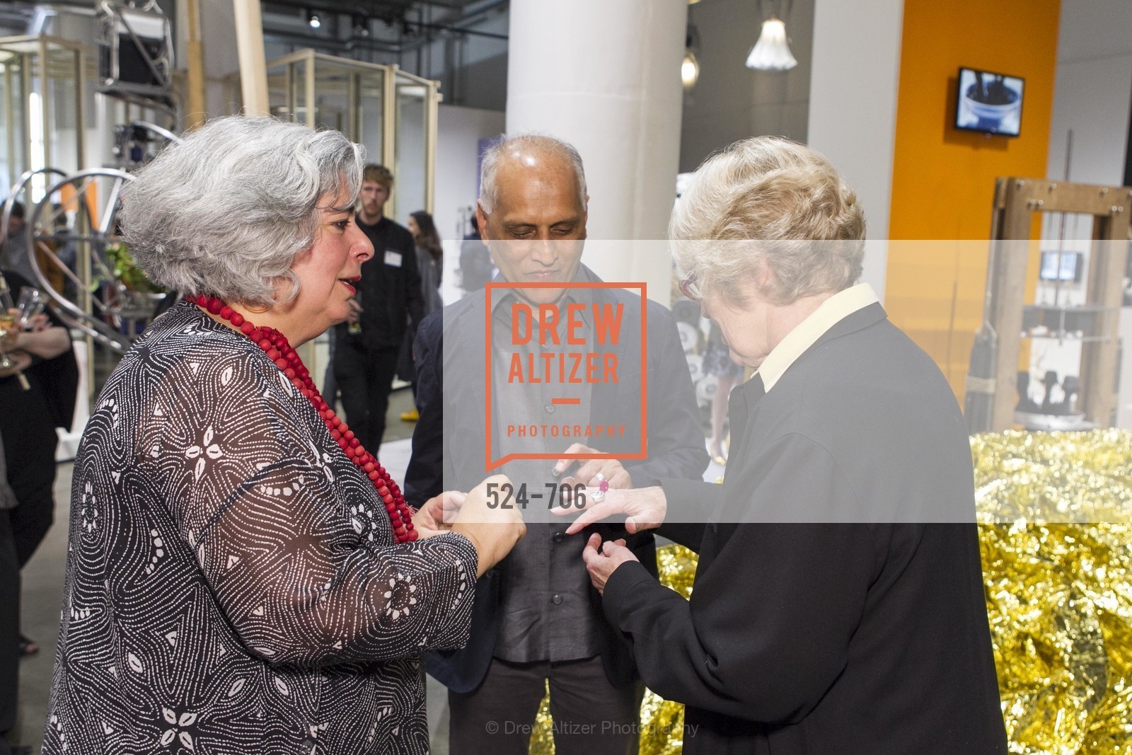 JoAnn Edwards, Zahid Sardar, Agnes Bourne, Exhibit Opening at the MUSEUM OF CRAFT AND DESIGN - Hands Off: New Dutch Design at the Confluence of Technology & Craft, US, May 8th, 2015,Drew Altizer, Drew Altizer Photography, full-service agency, private events, San Francisco photographer, photographer california