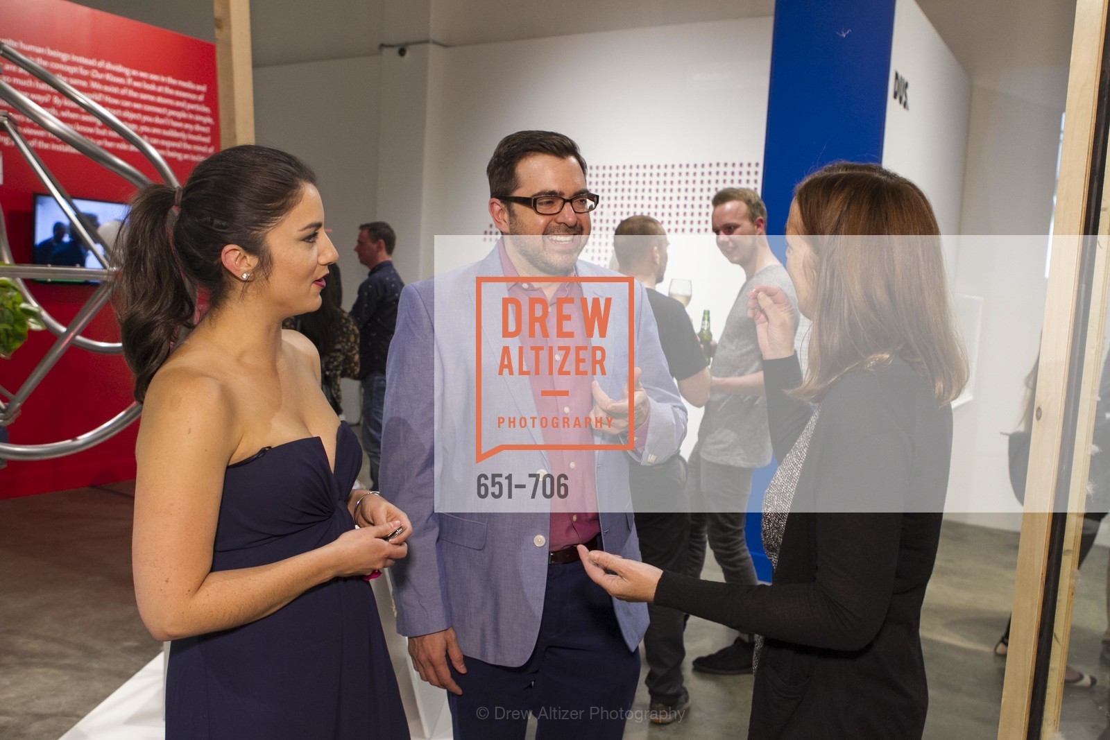 Sara Dermody, Lawrence Mendenhall, Sandra Keeley, Exhibit Opening at the MUSEUM OF CRAFT AND DESIGN - Hands Off: New Dutch Design at the Confluence of Technology & Craft, US, May 8th, 2015,Drew Altizer, Drew Altizer Photography, full-service agency, private events, San Francisco photographer, photographer california