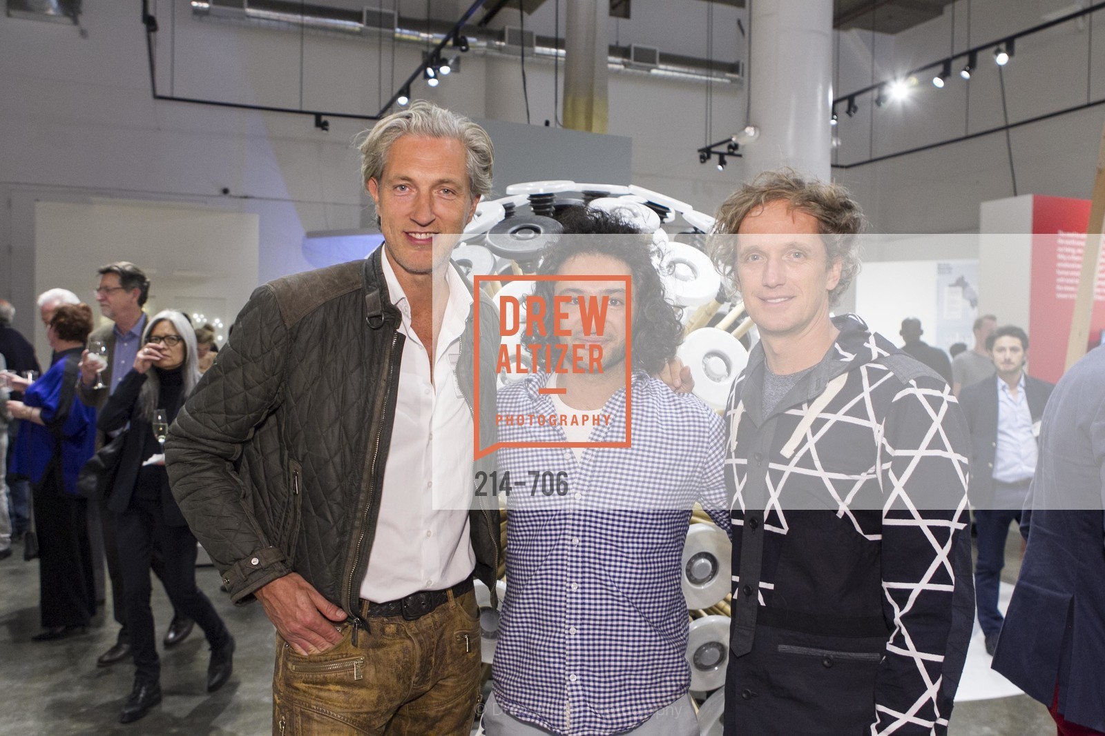 Marcel Wanders, Massoud Hassani, Yves Behar, Exhibit Opening at the MUSEUM OF CRAFT AND DESIGN - Hands Off: New Dutch Design at the Confluence of Technology & Craft, US, May 8th, 2015,Drew Altizer, Drew Altizer Photography, full-service agency, private events, San Francisco photographer, photographer california