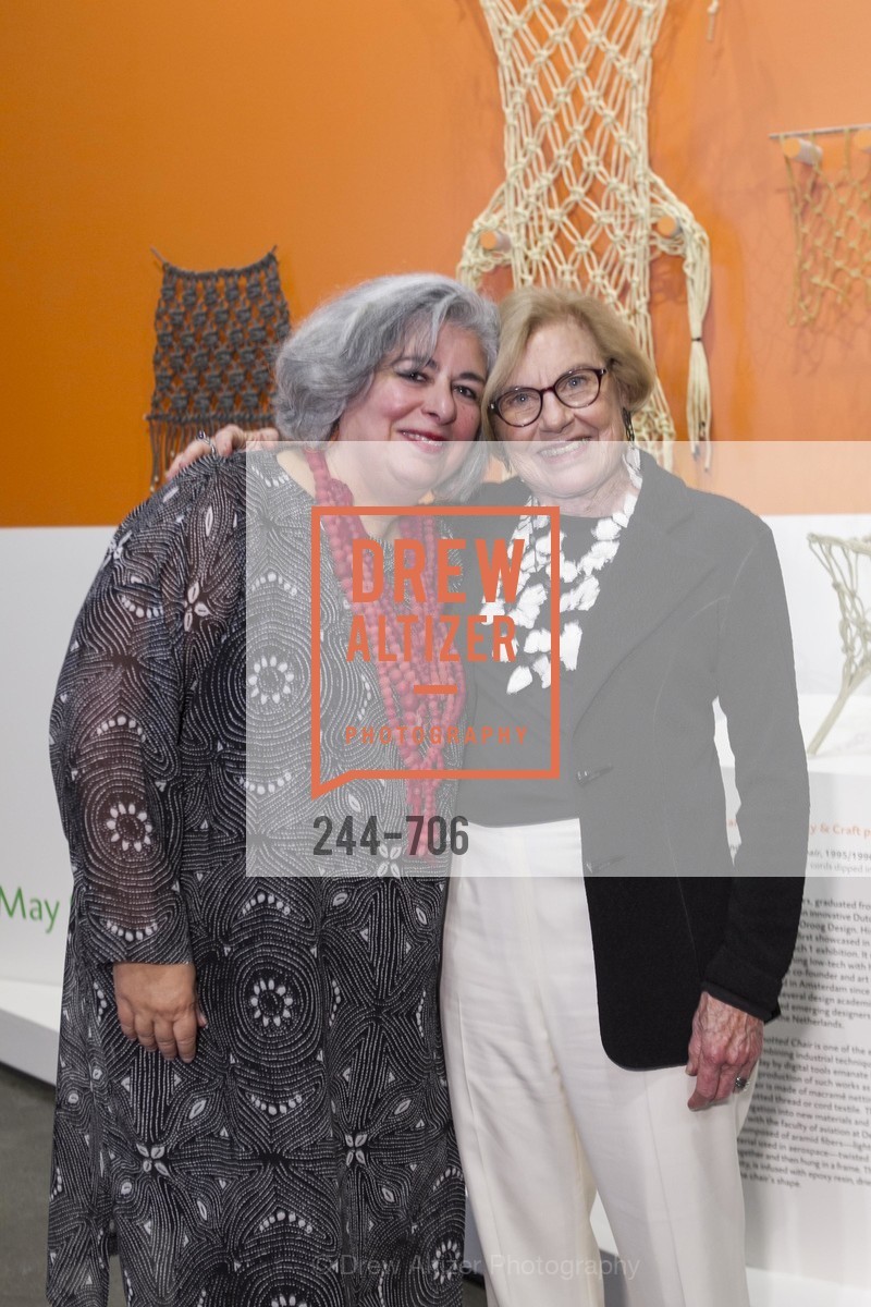 JoAnn Edwards, Dorothy Saxe, Exhibit Opening at the MUSEUM OF CRAFT AND DESIGN - Hands Off: New Dutch Design at the Confluence of Technology & Craft, US, May 8th, 2015,Drew Altizer, Drew Altizer Photography, full-service agency, private events, San Francisco photographer, photographer california