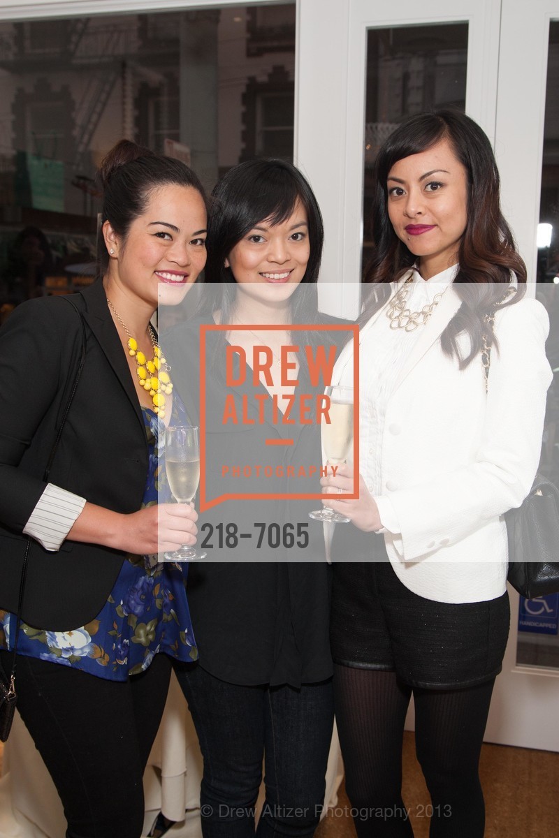 Christine Abalos, Catherine Abalos, Charlene Abalos, SAMANTHA TRAINA and C MAGAZINE Host Opening of JOIE BOUTIQUE on Fillmore, US, March 14th, 2013, Photo #218-7065 Christine Abalos, Catherine Abalos, Charlene Abalos, Photo #218-7065