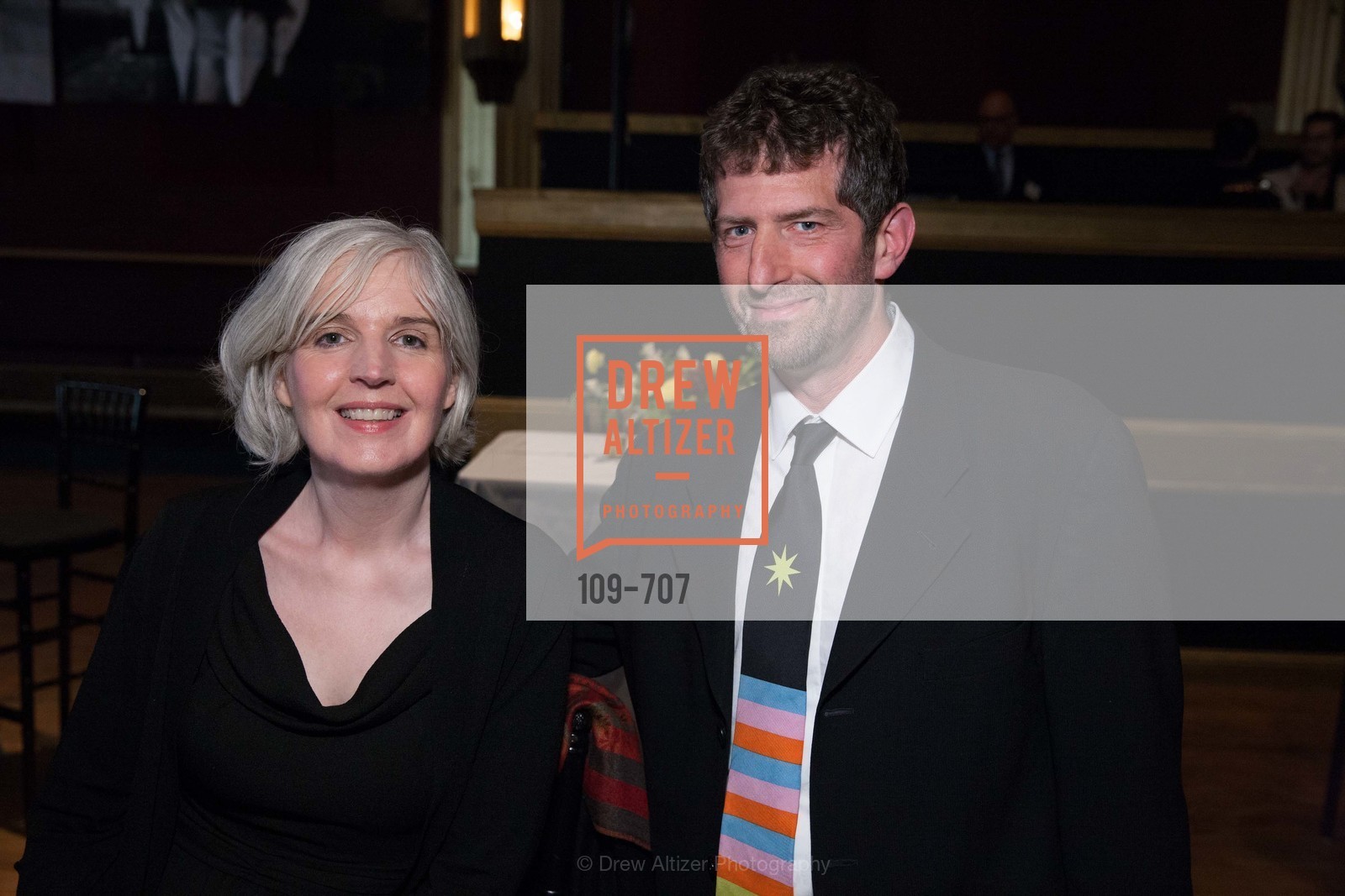 Elaine Logue, Greg Gutbezahl, OAKLAND SCHOOL FOR THE ARTS Gala 2015 with Governor Jerry Brown, US, May 8th, 2015, Photo #109-707 Elaine Logue, Greg Gutbezahl, Photo #109-707