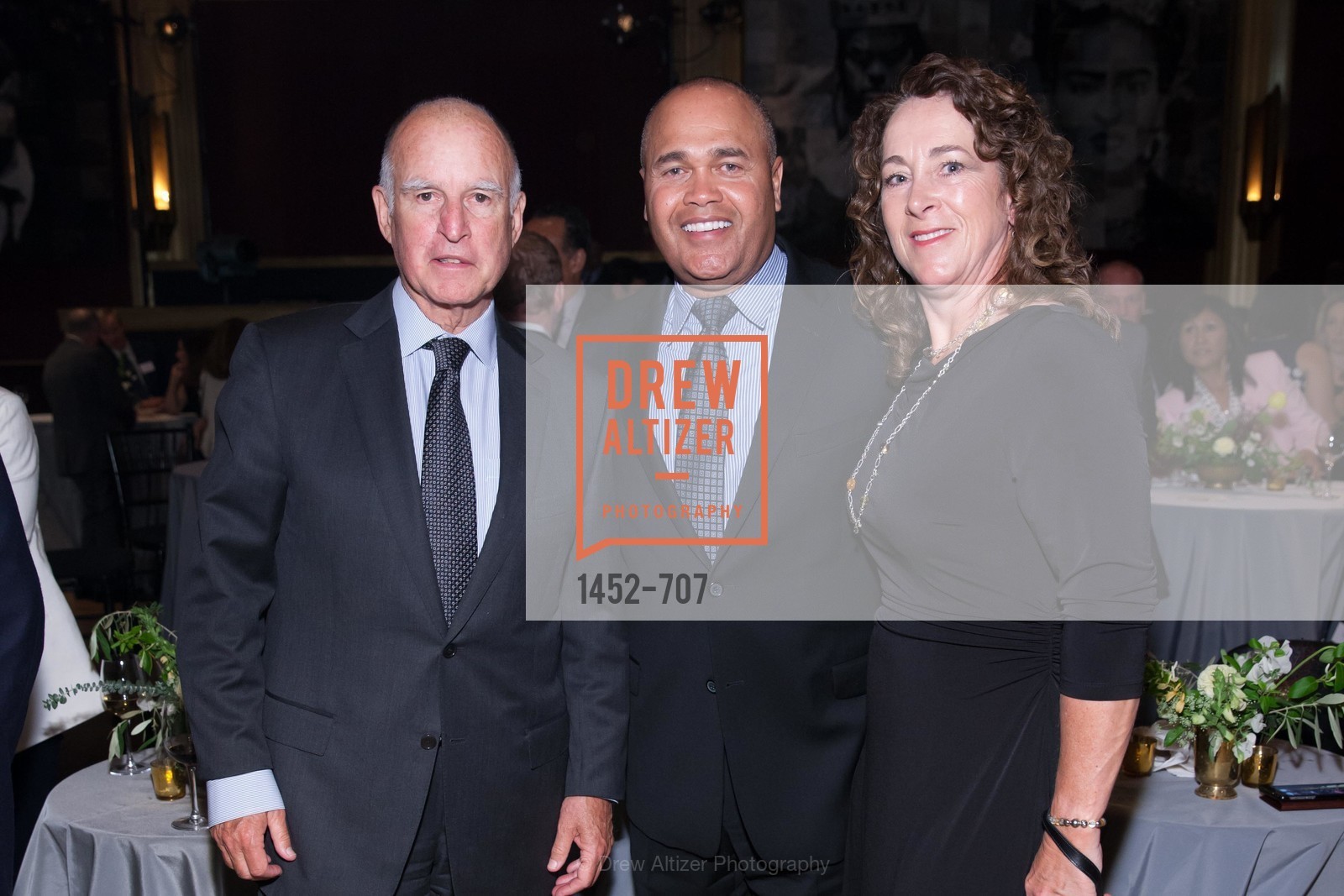 Gov. Jerry Brown, Hank Fore, Linda Fore, OAKLAND SCHOOL FOR THE ARTS Gala 2015 with Governor Jerry Brown, US, May 8th, 2015,Drew Altizer, Drew Altizer Photography, full-service agency, private events, San Francisco photographer, photographer california