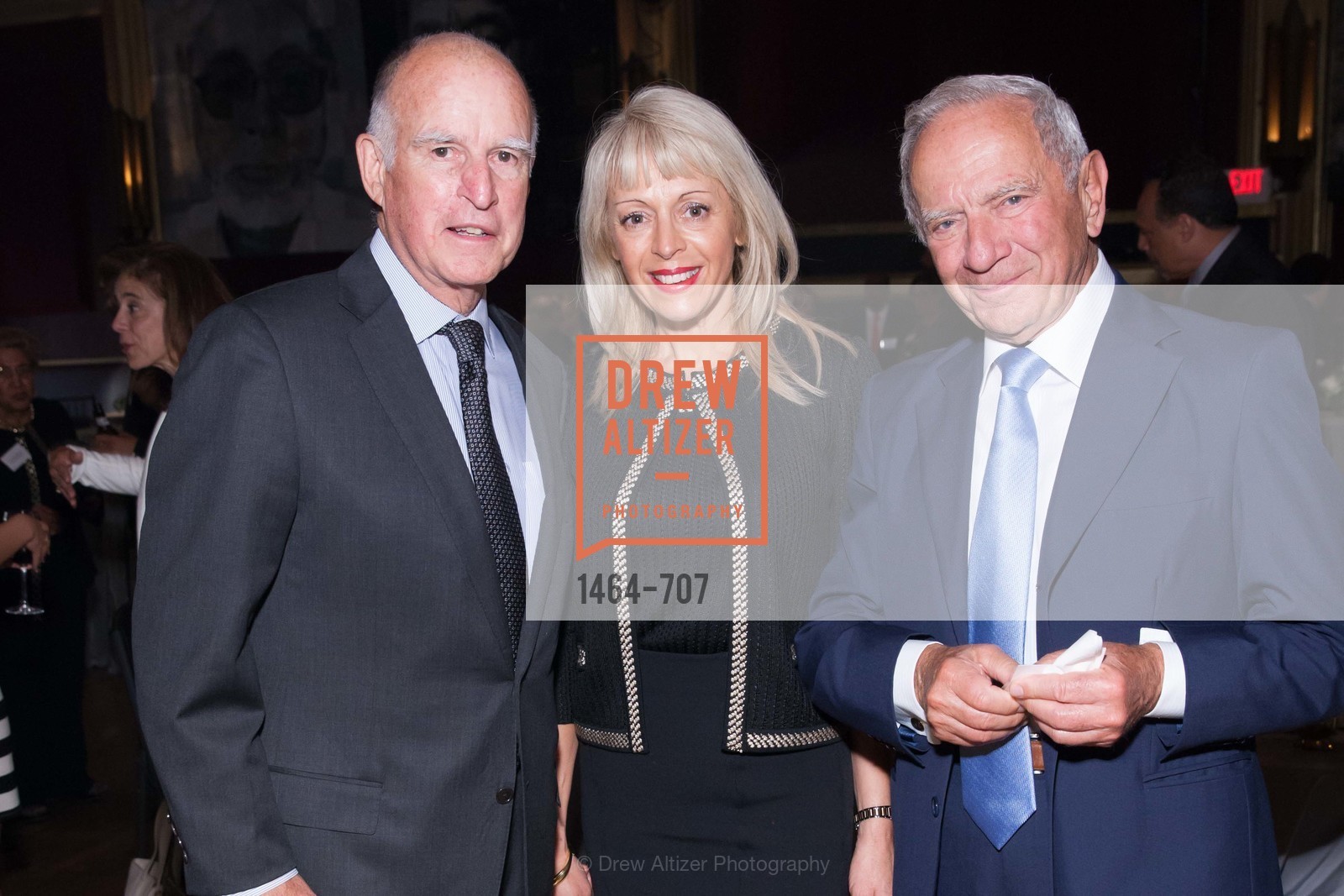 Gov. Jerry Brown, Alexandra Novak, Milan Panic, OAKLAND SCHOOL FOR THE ARTS Gala 2015 with Governor Jerry Brown, US, May 8th, 2015,Drew Altizer, Drew Altizer Photography, full-service agency, private events, San Francisco photographer, photographer california