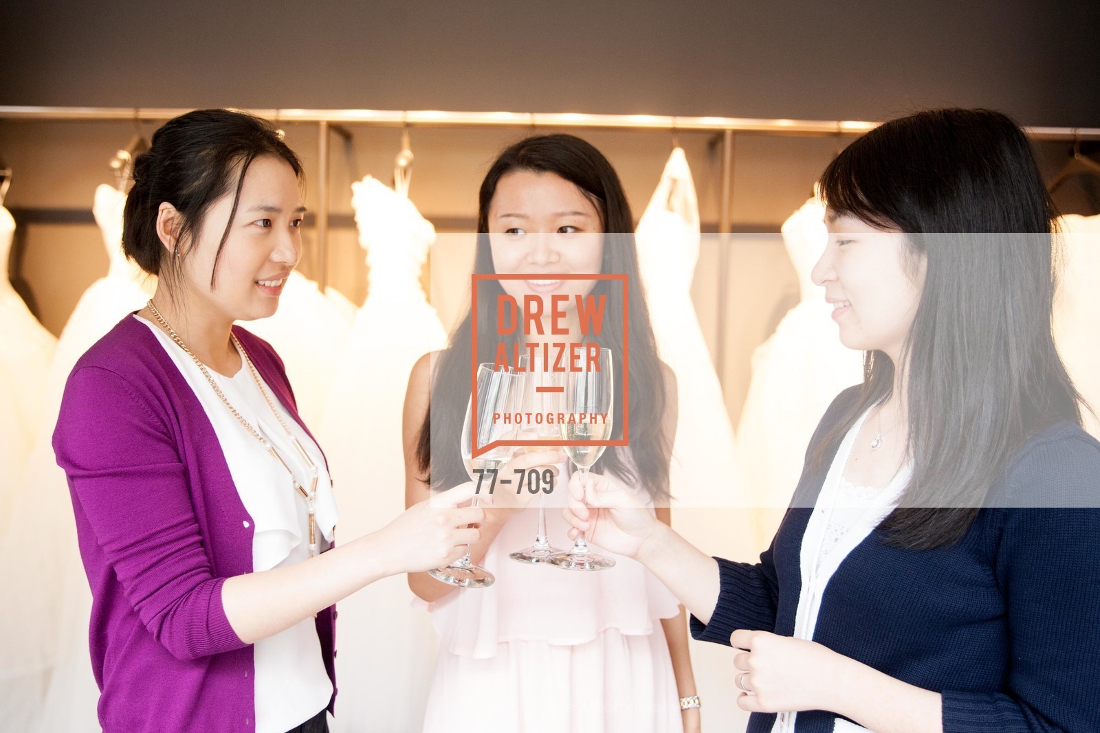 Jasmine Huong, Yi Li, Siya Gao, VERA WANG Spring Collection Preview with DOMAINE CARNEROS WINES, US, May 7th, 2015,Drew Altizer, Drew Altizer Photography, full-service agency, private events, San Francisco photographer, photographer california