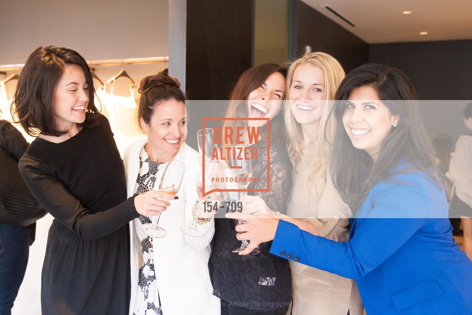 Michelle Healow, Alicia Falango, Amanda Vidmar, Justine Harrington, Caitlin Vandrano, VERA WANG Spring Collection Preview with DOMAINE CARNEROS WINES, US, May 7th, 2015,Drew Altizer, Drew Altizer Photography, full-service agency, private events, San Francisco photographer, photographer california