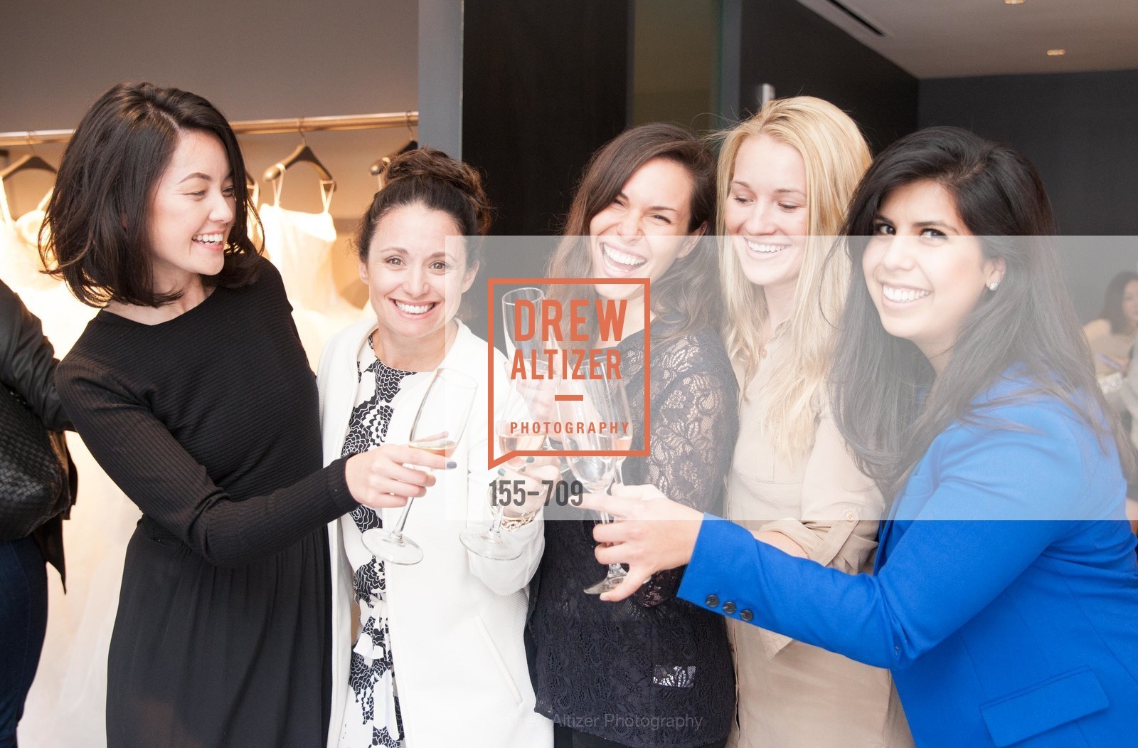 Michelle Healow, Alicia Falango, Amanda Vidmar, Justine Harrington, Caitlin Vandrano, VERA WANG Spring Collection Preview with DOMAINE CARNEROS WINES, US, May 7th, 2015,Drew Altizer, Drew Altizer Photography, full-service agency, private events, San Francisco photographer, photographer california