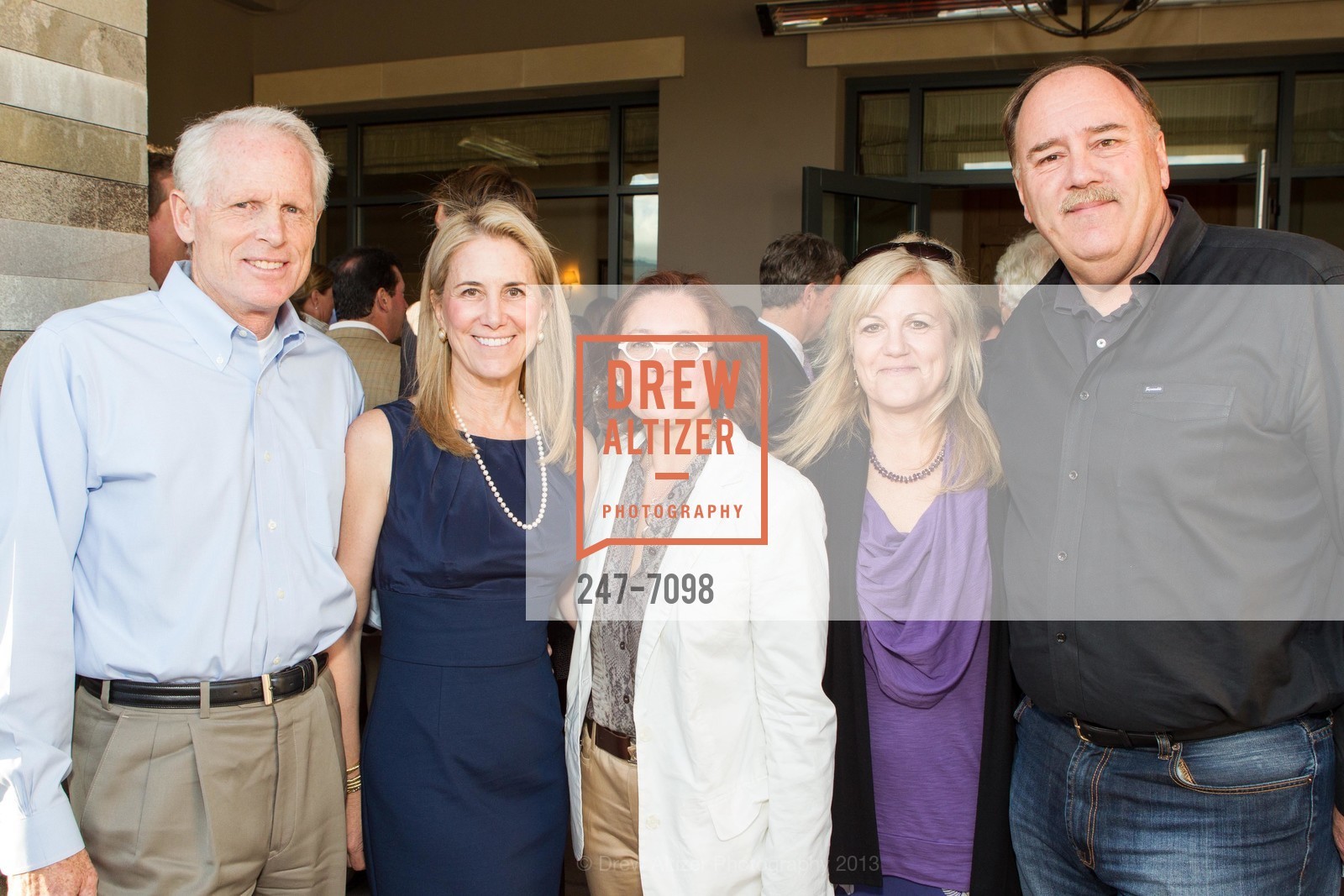Dennis McClenahan, Laura Lauman, Silvi Leonardi, Jill Bibo, Mark Sutherland, MENLO CHARITY HORSE SHOW Sponsor Party, US, June 18th, 2013, Photo #247-7098 Dennis McClenahan, Laura Lauman, Silvi Leonardi, Jill Bibo, Mark Sutherland, Photo #247-7098