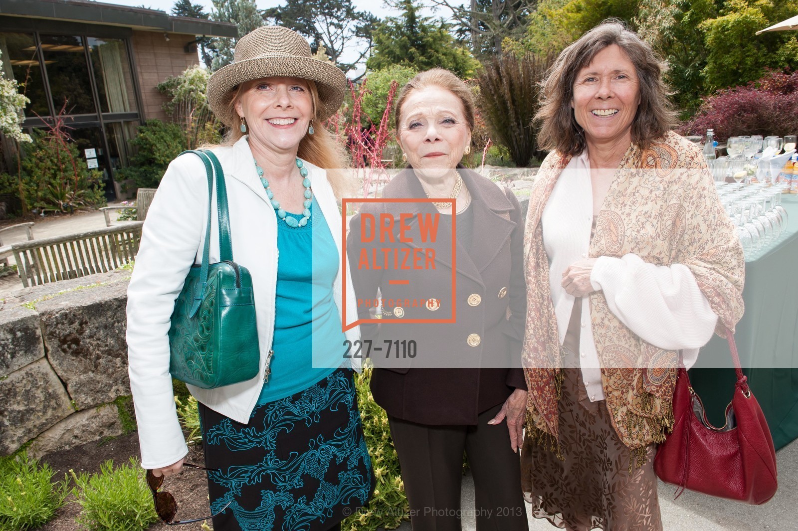 Sandra McLellan Behling, Joan McLellan Tayler, Lynn McLellan, SF BOTANICAL GARDEN SOCIETY: Garden Feast, US, May 15th, 2013, Photo #227-7110 Sandra McLellan Behling, Joan McLellan Tayler, Lynn McLellan, Photo #227-7110