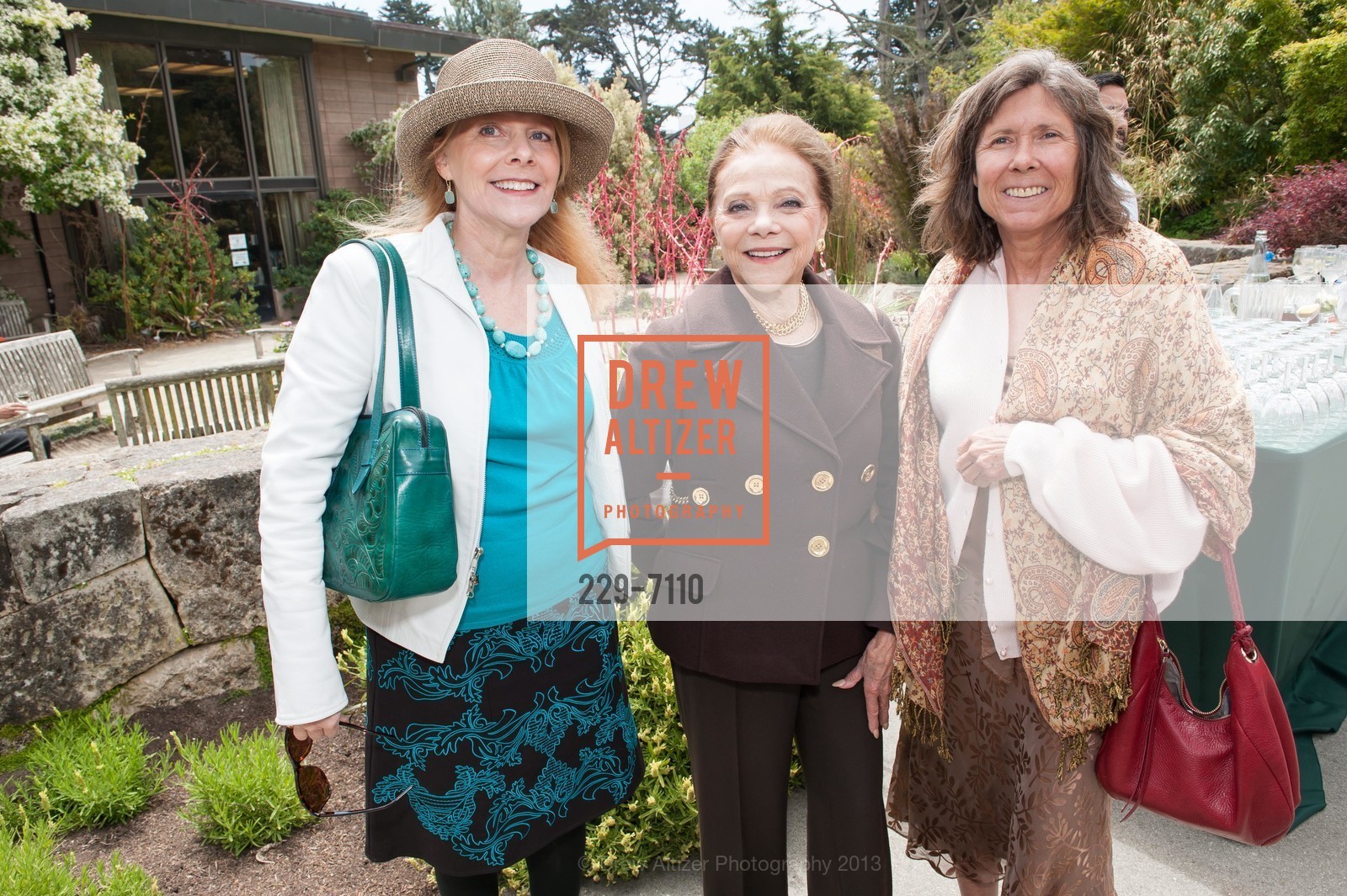 Sandra McLellan Behling, Joan McLellan Tayler, Lynn McLellan, SF BOTANICAL GARDEN SOCIETY: Garden Feast, US, May 15th, 2013, Photo #229-7110 Sandra McLellan Behling, Joan McLellan Tayler, Lynn McLellan, Photo #229-7110