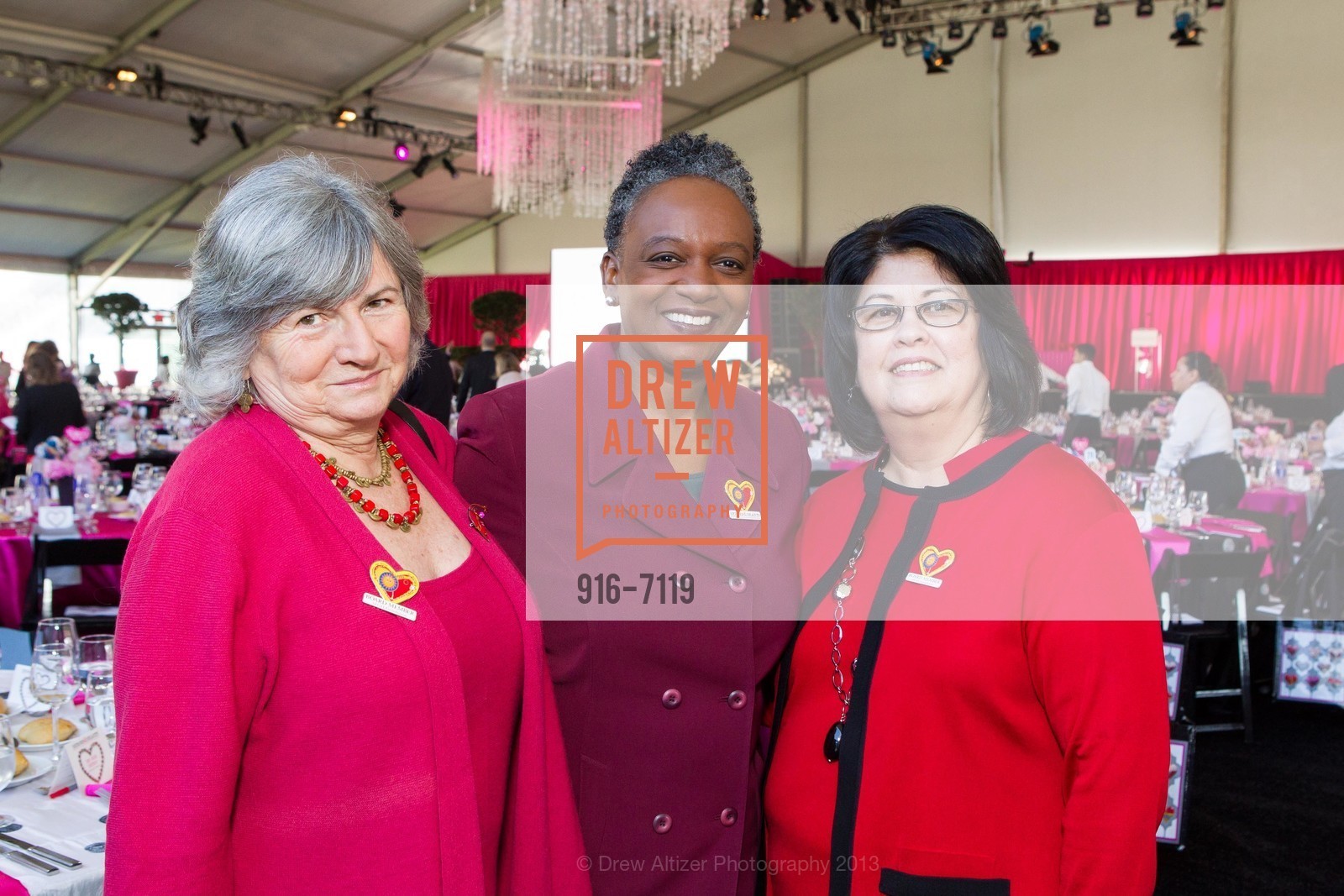 Sue Carlisle, Stephanie Bray, Susan Currin, 2013 HEROES & HEARTS LUNCEHON benefiting San Francisco General Hospital Foundation, US, February 14th, 2013, Photo #916-7119 Sue Carlisle, Stephanie Bray, Susan Currin, Photo #916-7119