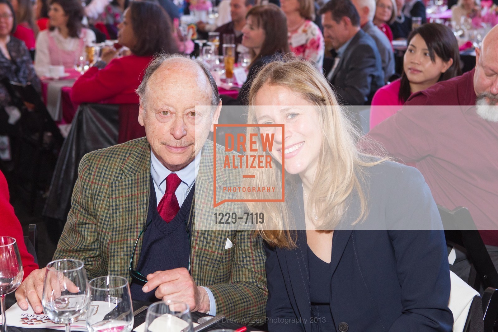 Bernard Osher, Rachel Brass, 2013 HEROES & HEARTS LUNCEHON benefiting San Francisco General Hospital Foundation, US, February 14th, 2013, Photo #1229-7119 Bernard Osher, Rachel Brass, Photo #1229-7119