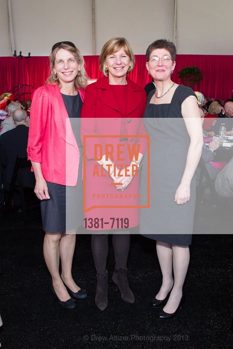 Diane Havlir, Sue Desmond-Hellmann, Jackie Maher, 2013 HEROES & HEARTS LUNCEHON benefiting San Francisco General Hospital Foundation, US, February 14th, 2013, Photo #1381-7119 Diane Havlir, Sue Desmond-Hellmann, Jackie Maher, Photo #1381-7119