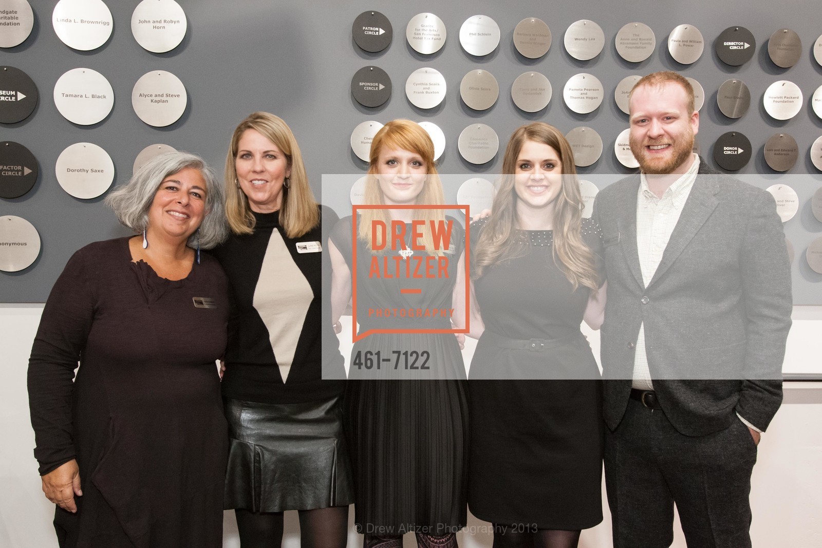 JoAnn Edwards, June Ross, Kelsey Rudd, Allison Frost, Nathaniel Anderson, NEW WEST COAST DESIGN 2 Exhibition Reception, US, October 25th, 2013, Photo #461-7122 JoAnn Edwards, June Ross, Kelsey Rudd, Allison Frost, Nathaniel Anderson, Photo #461-7122