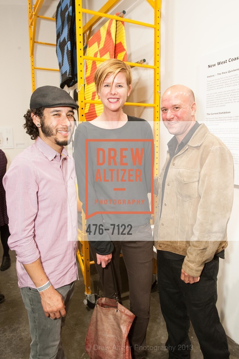David Williams, Darcy Swanson, ? Dillon, NEW WEST COAST DESIGN 2 Exhibition Reception, US, October 25th, 2013, Photo #476-7122 David Williams, Darcy Swanson, ? Dillon, Photo #476-7122
