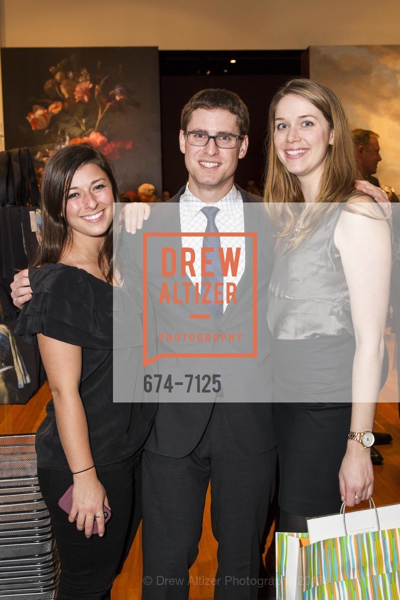 Zoe Feld, Zack Kunst, Claire Fitzgerald, Girl with the Pearl Earring Exhibition Preview, US, January 23rd, 2013, Photo #674-7125 Zoe Feld, Zack Kunst, Claire Fitzgerald, Photo #674-7125