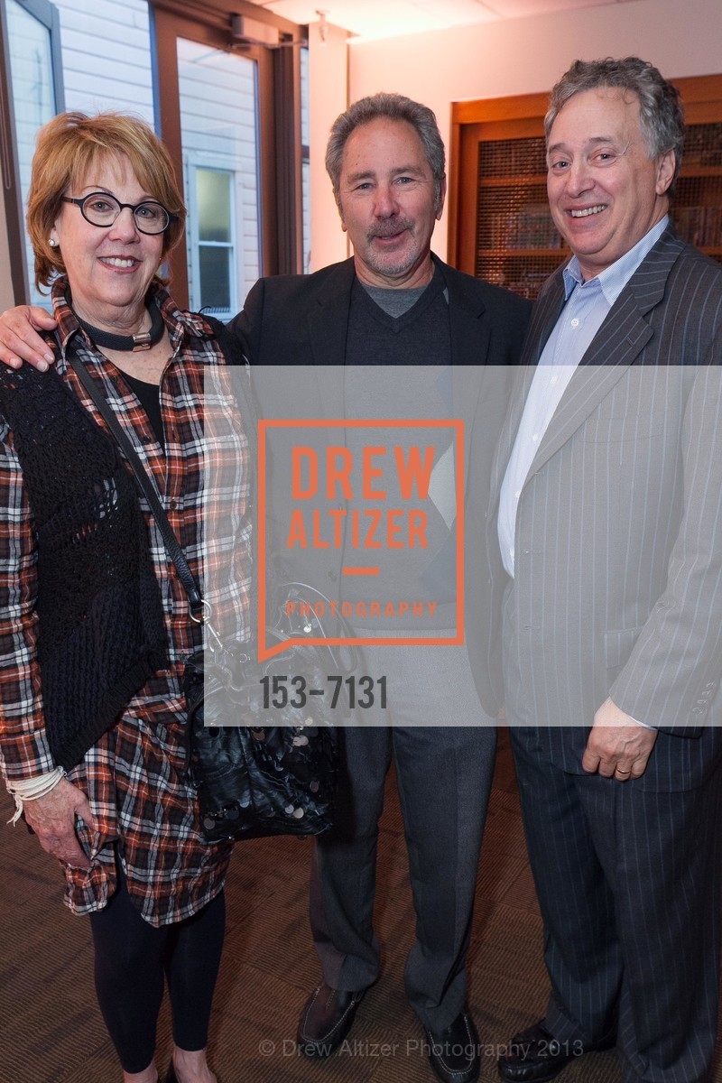 Bunny Fayne, David Meckler, Steven Fayne, JCCSF Jenerosity Foundation Lecture with Dan Rather, US, March 15th, 2013, Photo #153-7131 Bunny Fayne, David Meckler, Steven Fayne, Photo #153-7131