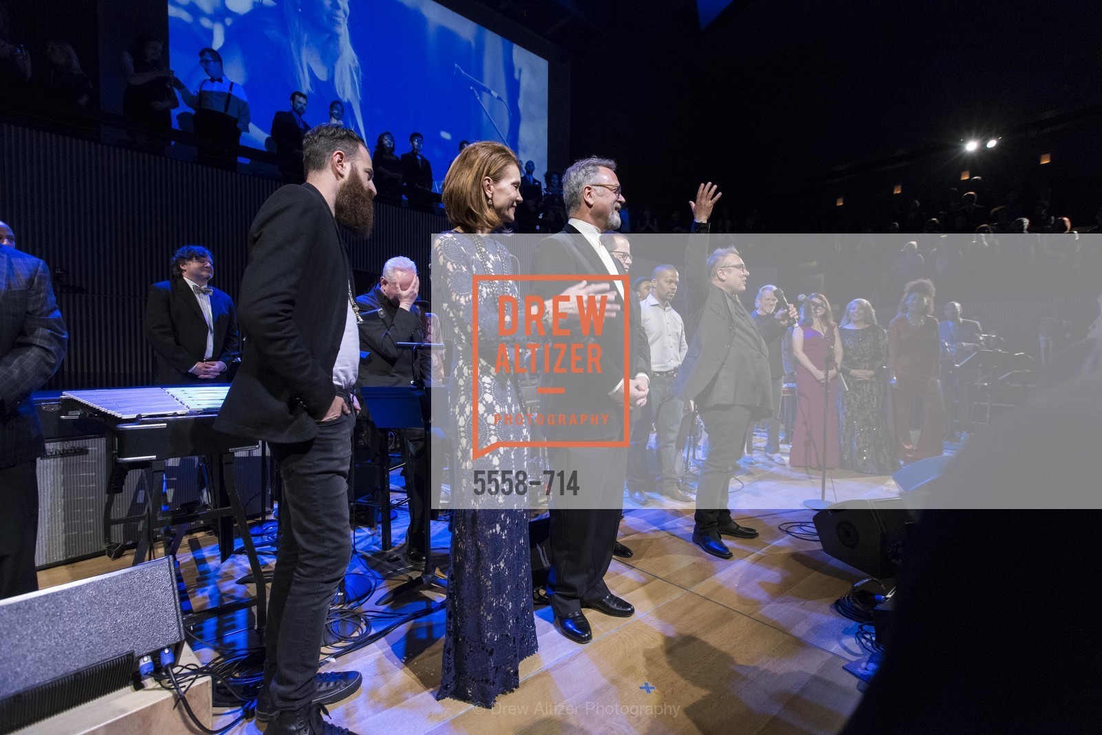 Avashai Cohen, Penny Coulter, Nion McEvoy, Randall Kline, Stanlee Gatti, SFJAZZ Gala 2015 Honors Joni Mitchell with Lifetime Achievement Award, US, May 9th, 2015,Drew Altizer, Drew Altizer Photography, full-service agency, private events, San Francisco photographer, photographer california