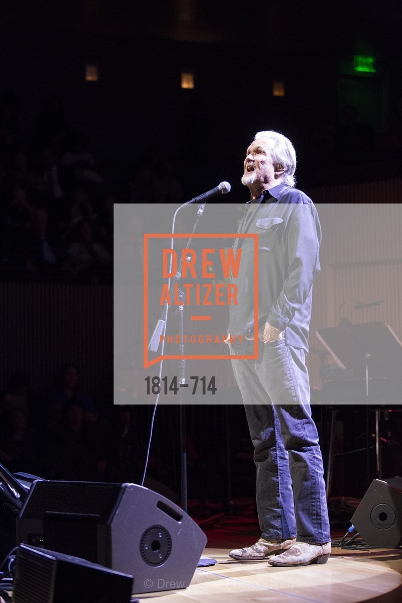 Performance By Kris Kristofferson, SFJAZZ Gala 2015 Honors Joni Mitchell with Lifetime Achievement Award, US, May 9th, 2015,Drew Altizer, Drew Altizer Photography, full-service agency, private events, San Francisco photographer, photographer california