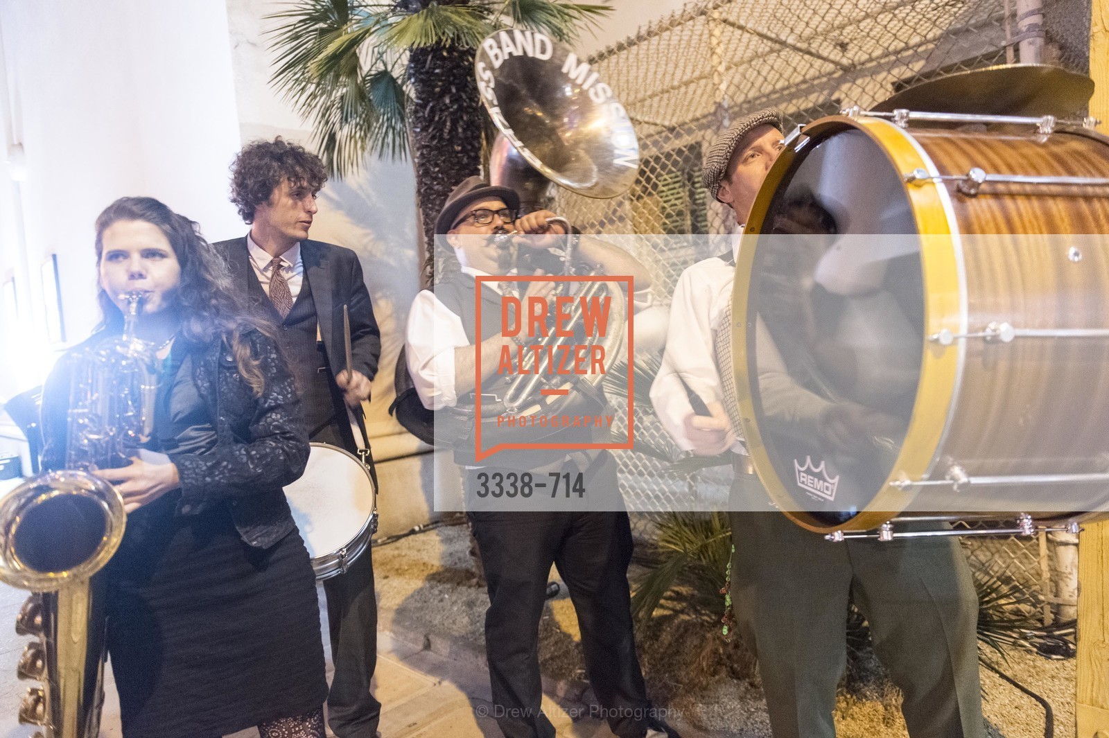 Performance By Brass Band Mission, SFJAZZ Gala 2015 Honors Joni Mitchell with Lifetime Achievement Award, US, May 9th, 2015,Drew Altizer, Drew Altizer Photography, full-service agency, private events, San Francisco photographer, photographer california