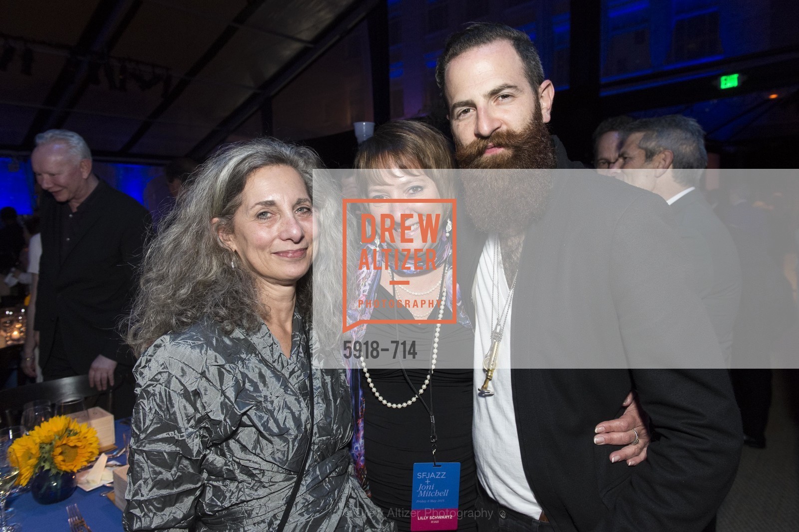 Frish Brandt, Lilly Schwartz, Avashai Cohen, SFJAZZ Gala 2015 Honors Joni Mitchell with Lifetime Achievement Award, US, May 9th, 2015,Drew Altizer, Drew Altizer Photography, full-service agency, private events, San Francisco photographer, photographer california